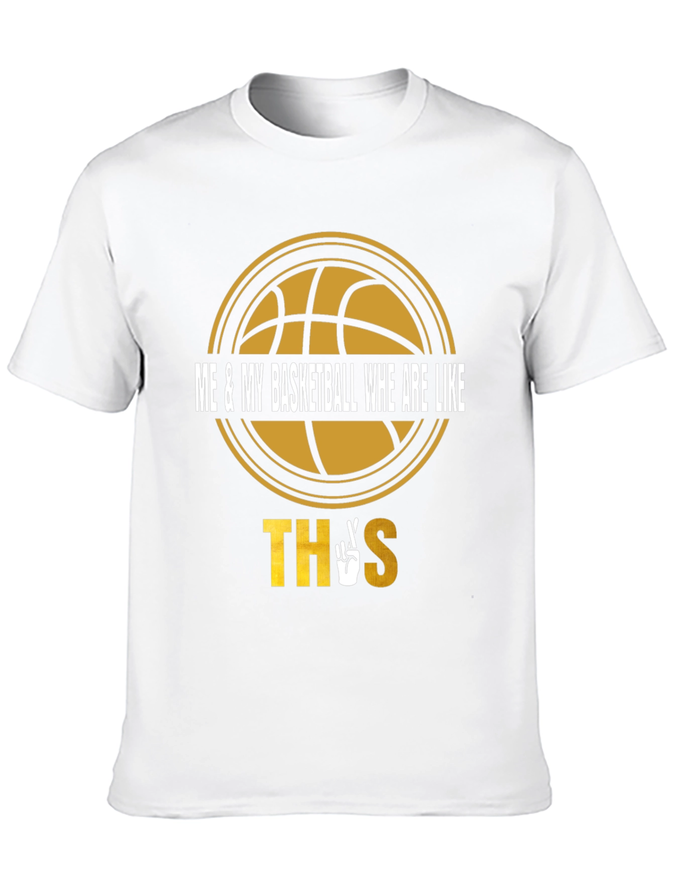 Black Basketball Lover Tee - Me & My Basketball Like This view 10