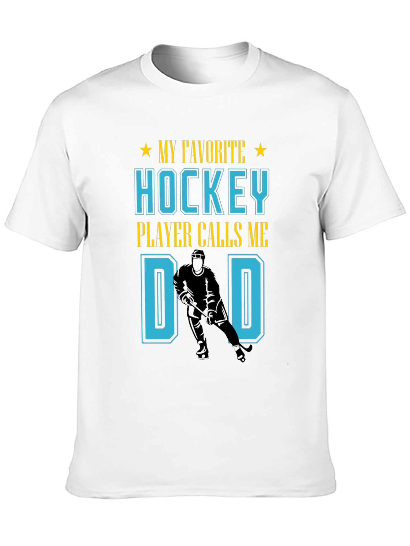Black Hockey Dad T-Shirt view 10