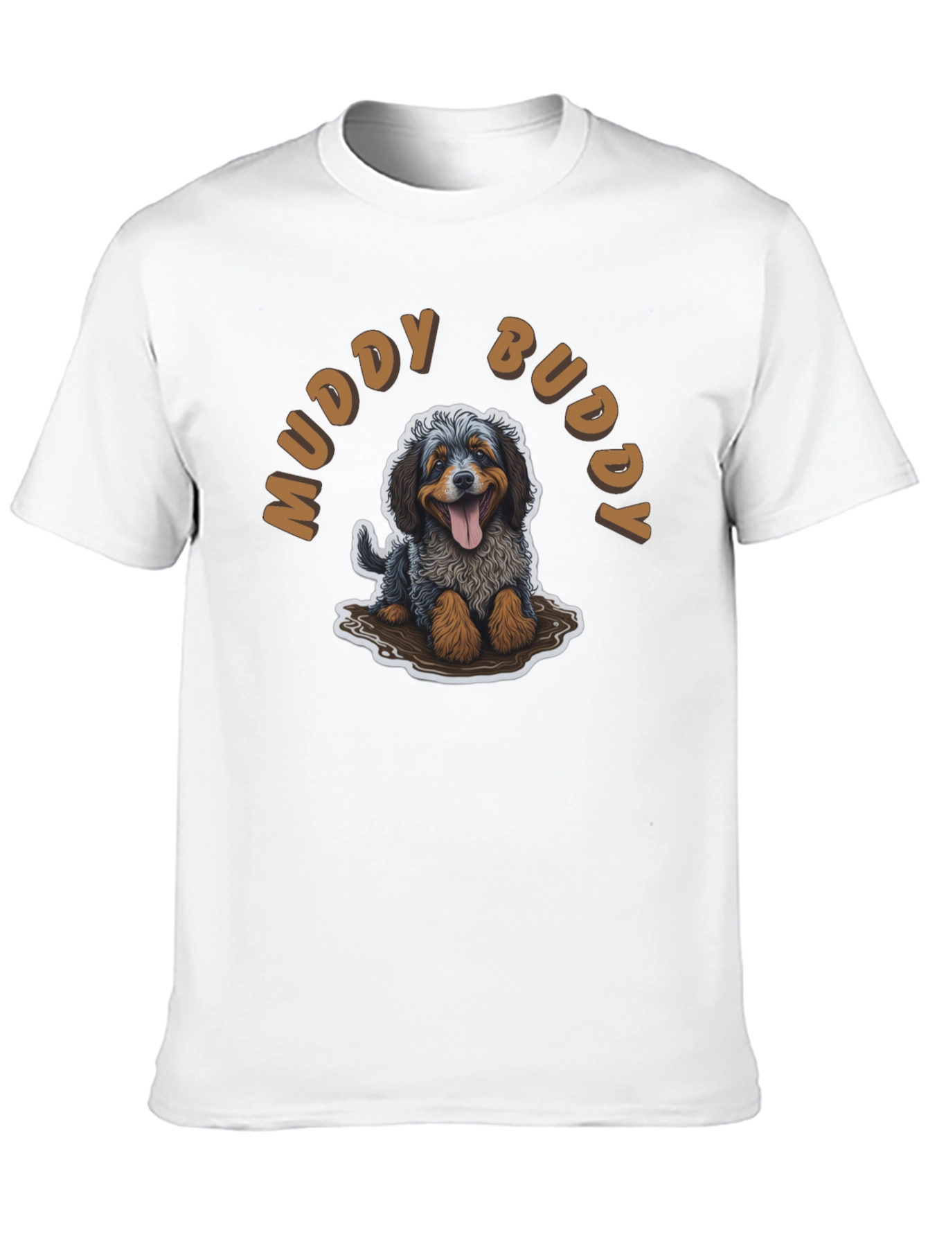 Black Muddy Buddy Dog T-Shirt view 10