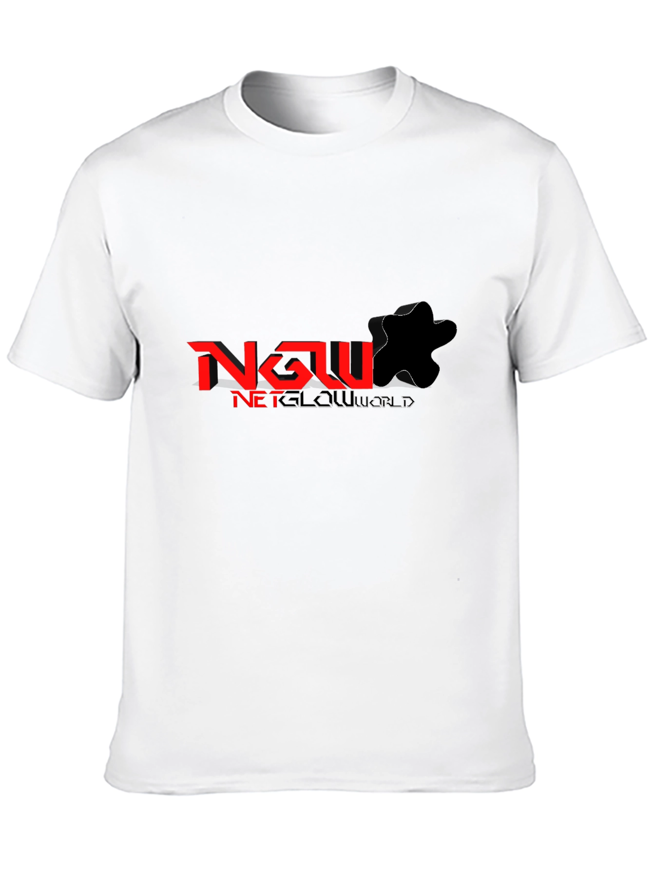 Black Netglowworld Black Graphic Tee view 10