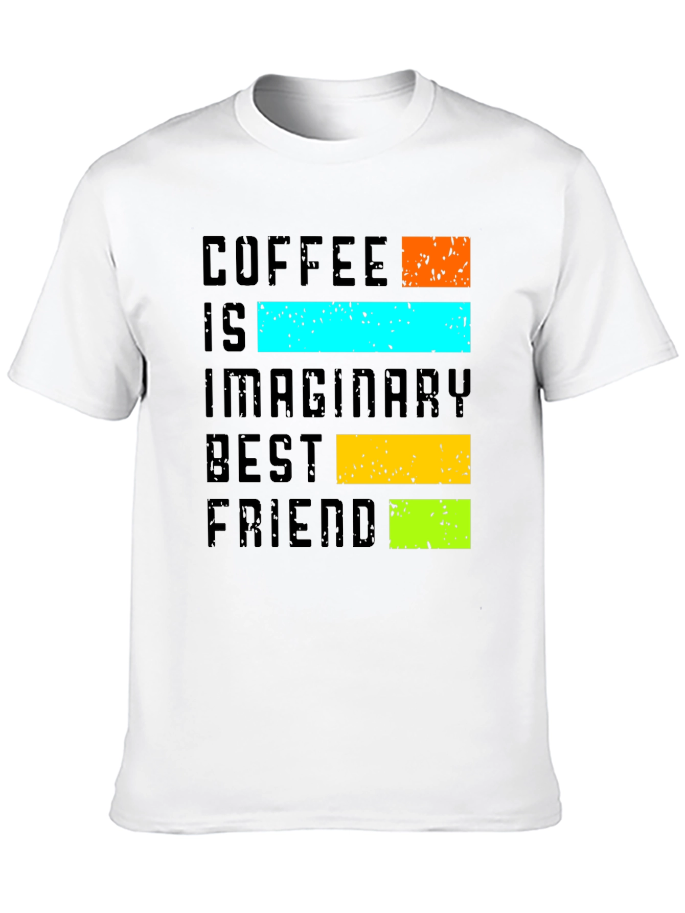 Black Coffee Is My Imaginary Best Friend T-Shirt view 10