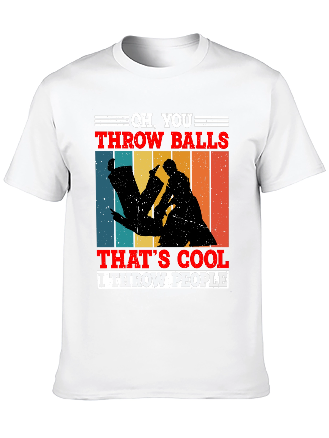 Black Oh, You Throw Balls T-Shirt view 10