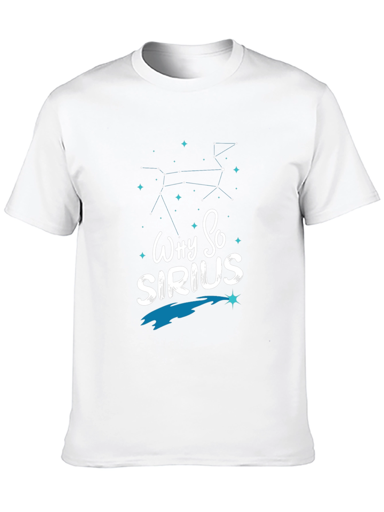 Black Why So Sirius Men's Black Graphic Tee view 10