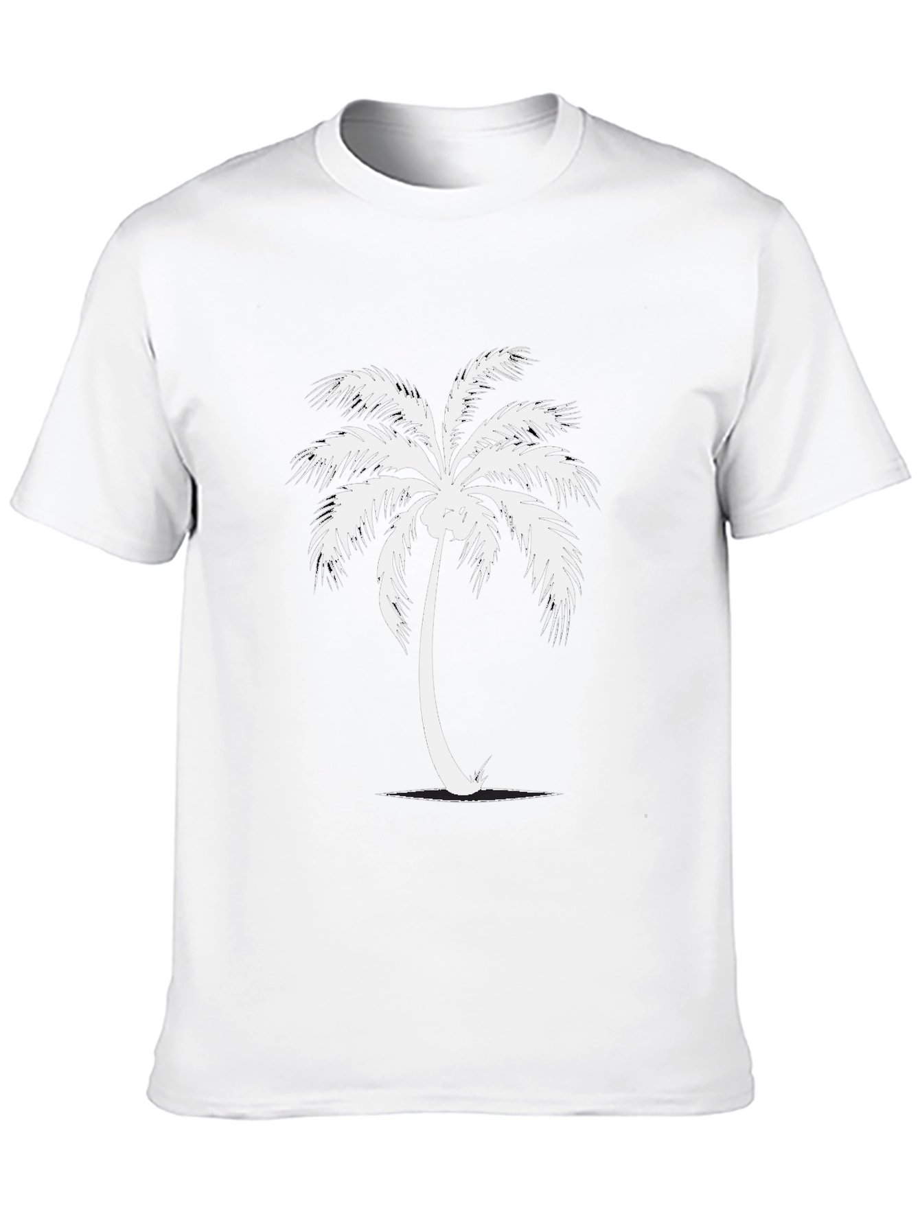 Black Black Palm Tree Graphic T-Shirt view 10