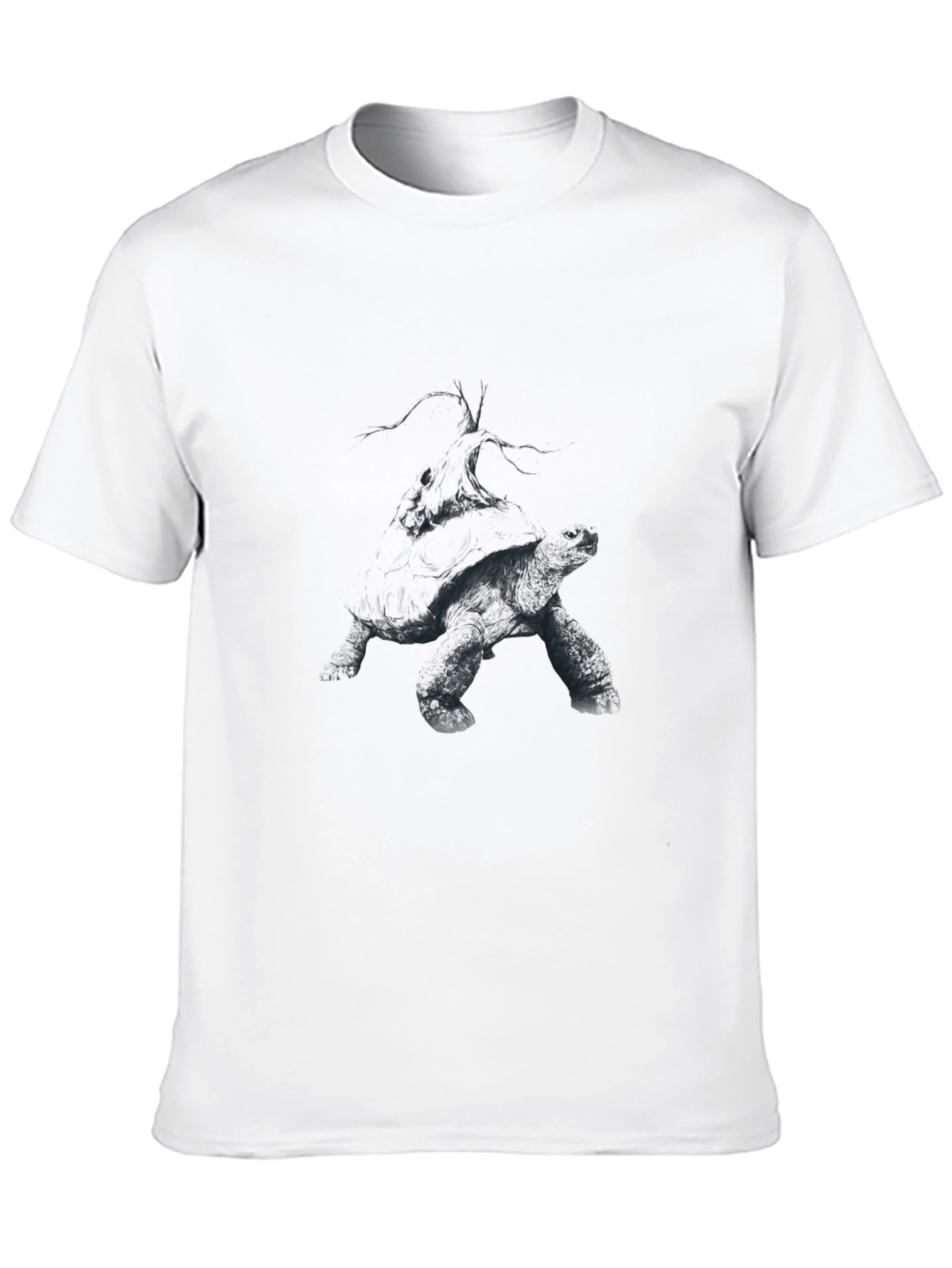 Black Turtle Graphic Black T-Shirt view 10
