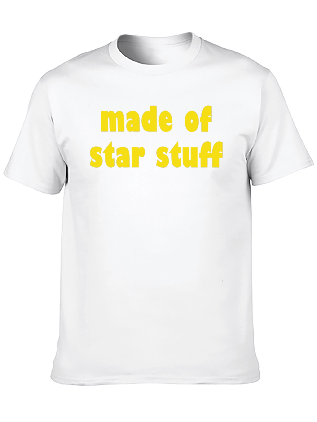 Black Made of Star Stuff Black T-Shirt view 10