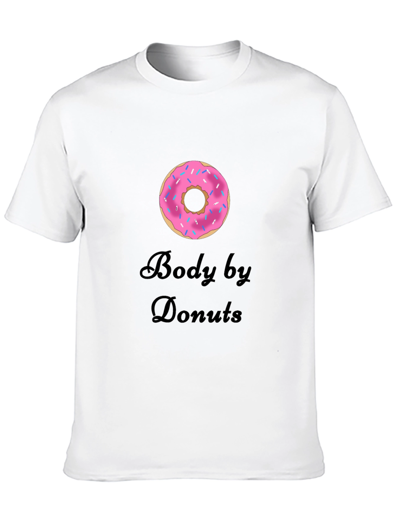 Black Body by Donuts T-Shirt - Casual Crew Neck Tee view 10