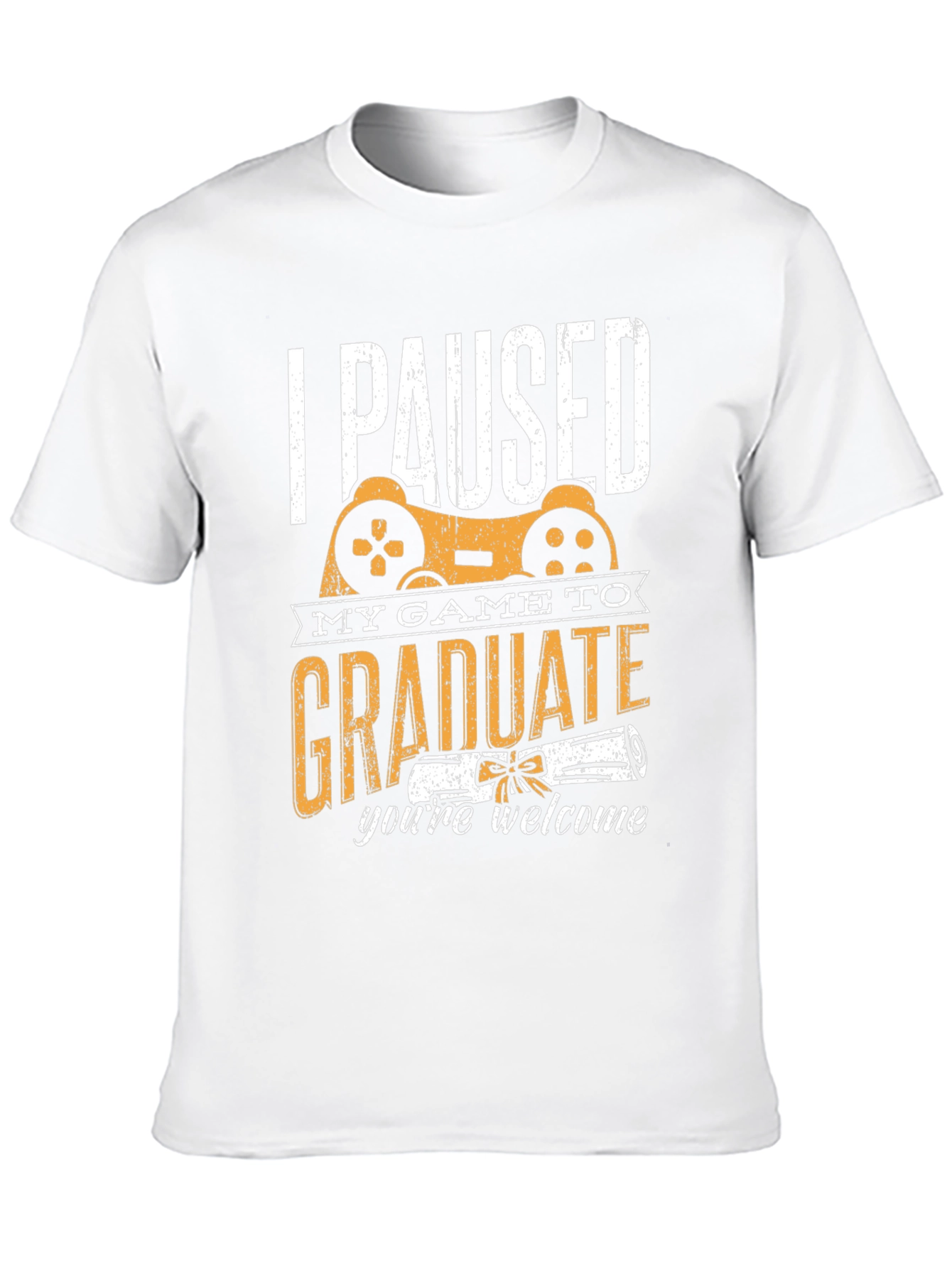 Black Gamer Graduation T-Shirt - I Paused My Game To Graduate view 10