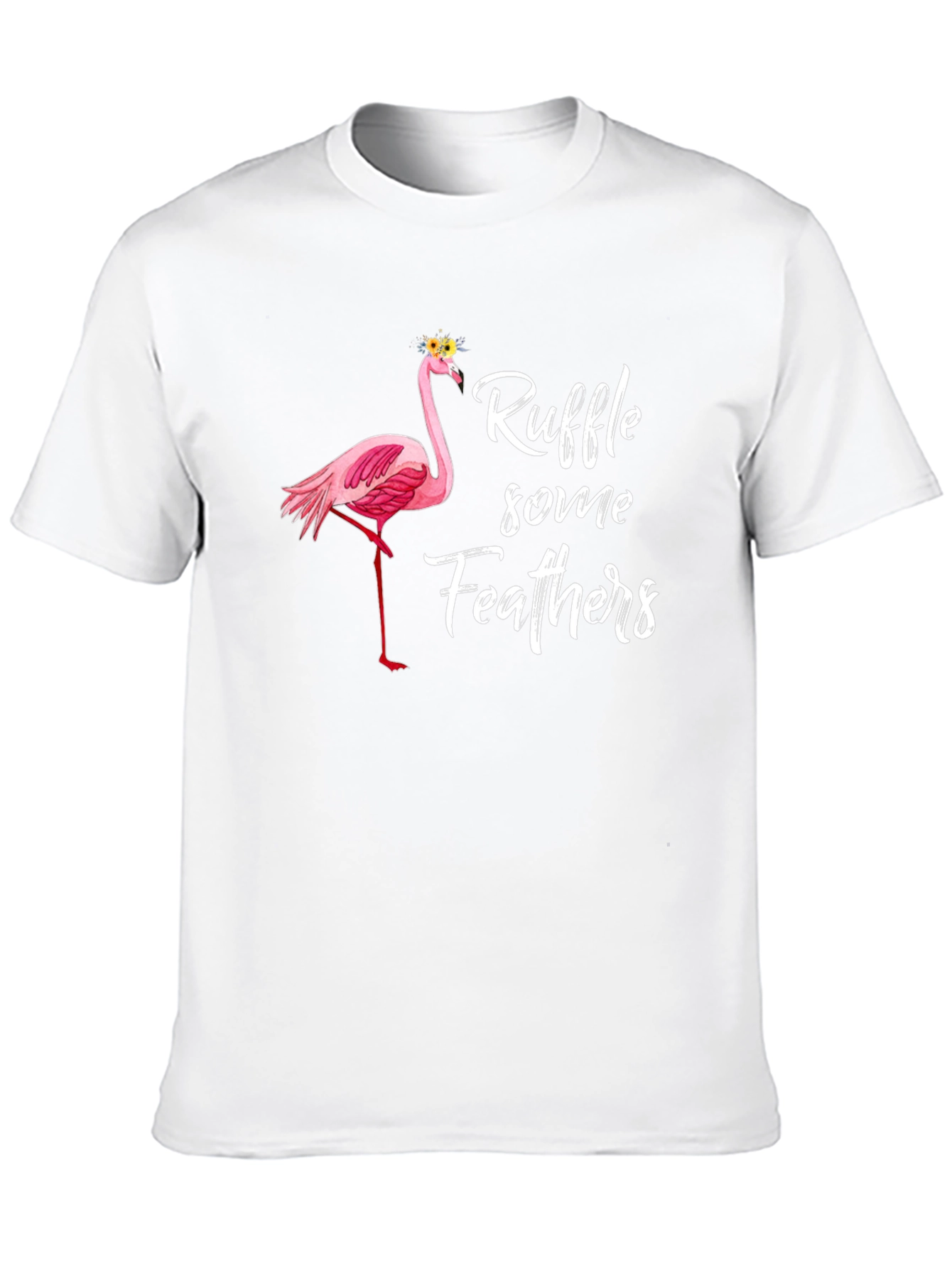 Ruffle Some Feathers Flamingo T-Shirt - 10