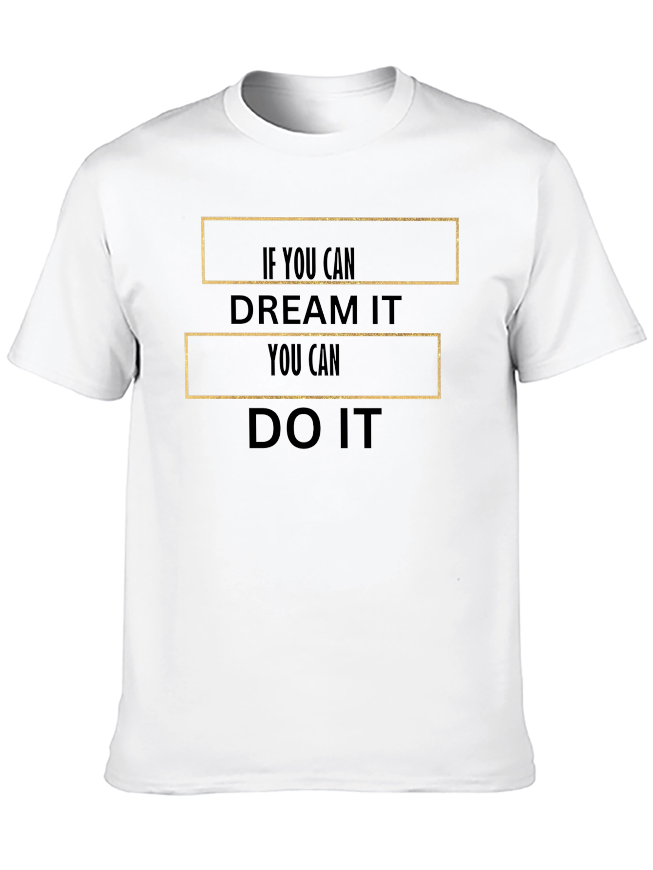 Black Inspirational 'Dream It, Do It' Black T-Shirt view 10