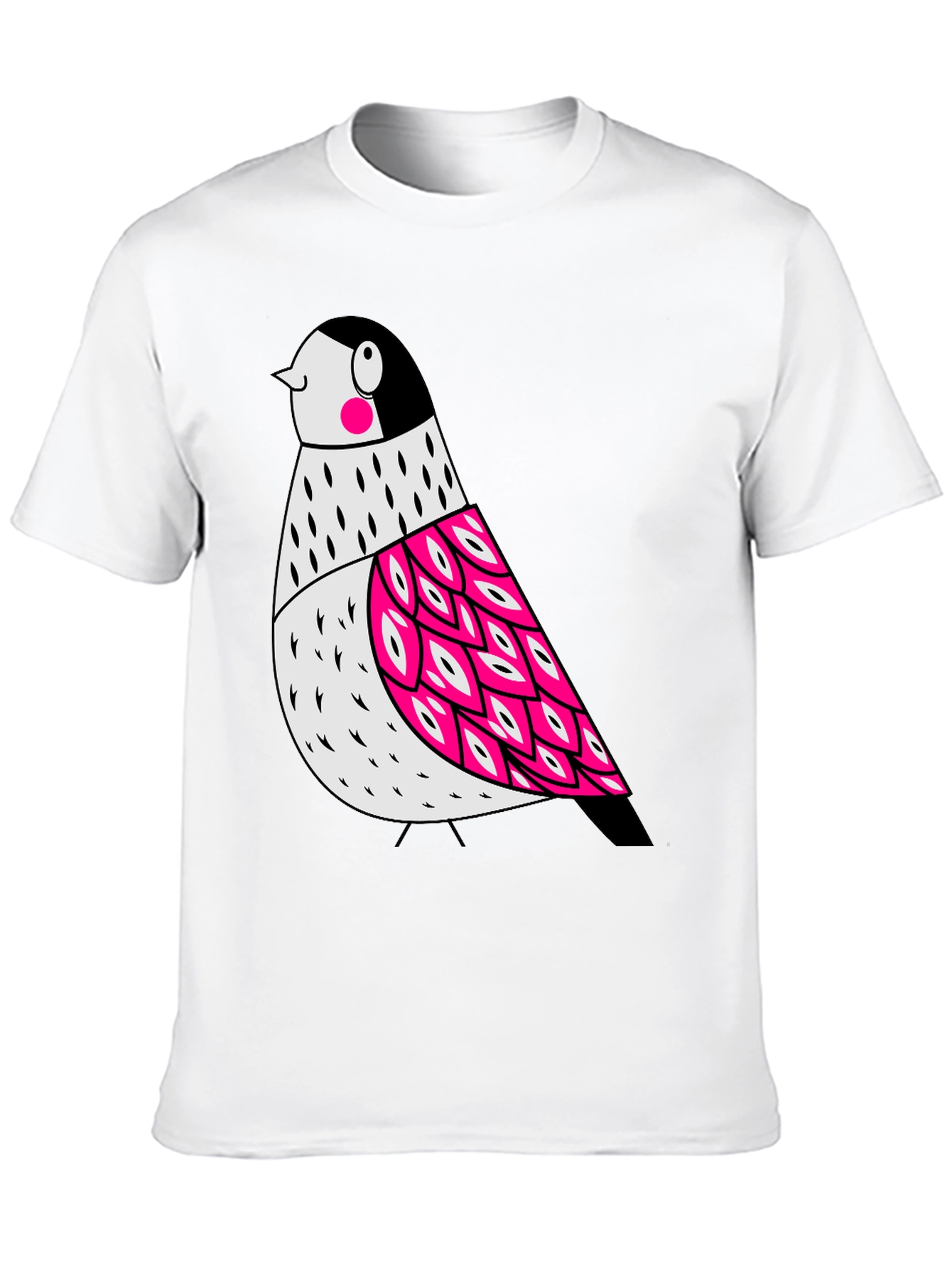 Black Bird Graphic Black T-Shirt view 10