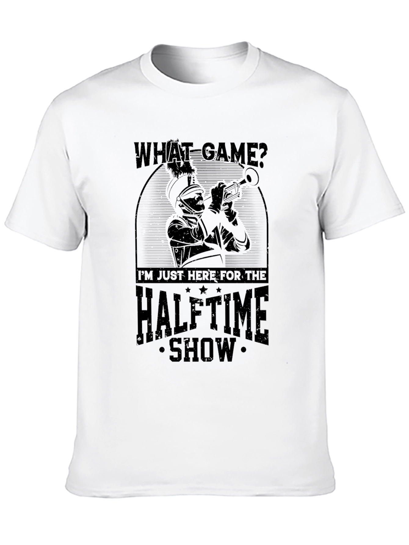 Black Halftime Show Marching Band Graphic Tee view 10