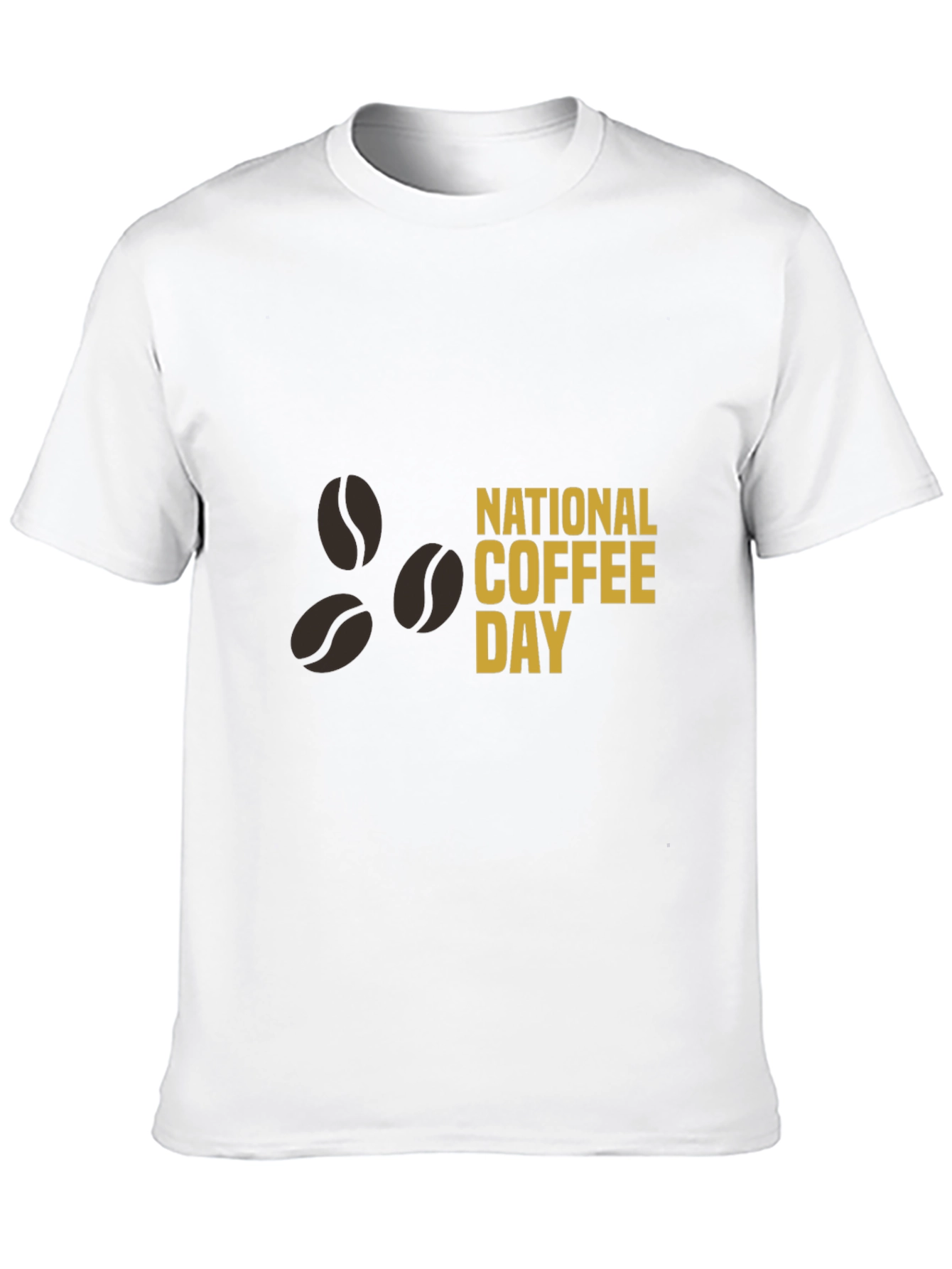 Black National Coffee Day T-Shirt - Stylish & Comfortable view 10