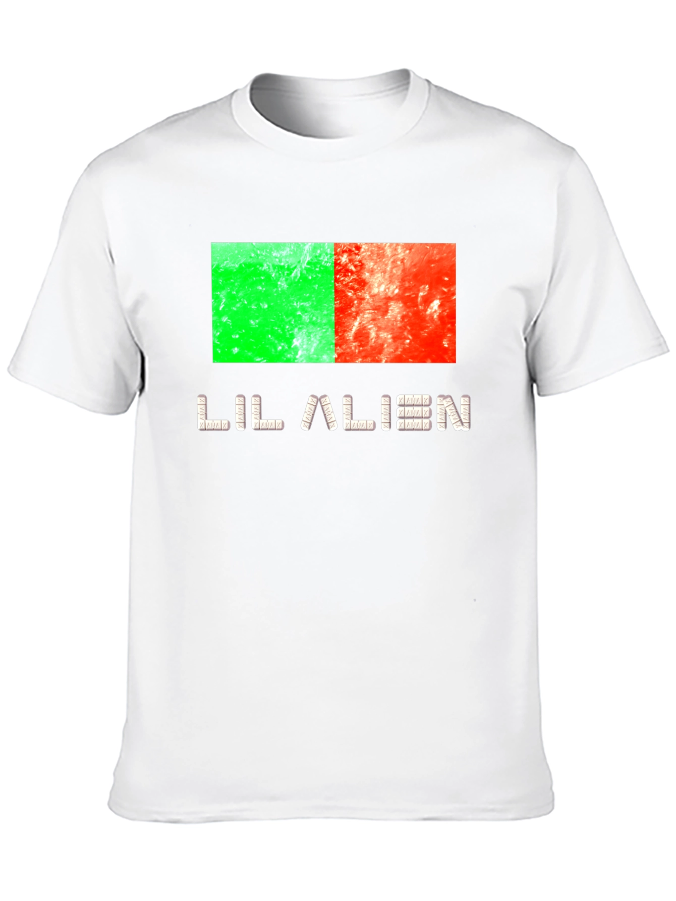 Black Lil Alien Graphic Tee - Black Cotton Blend Shirt view 10