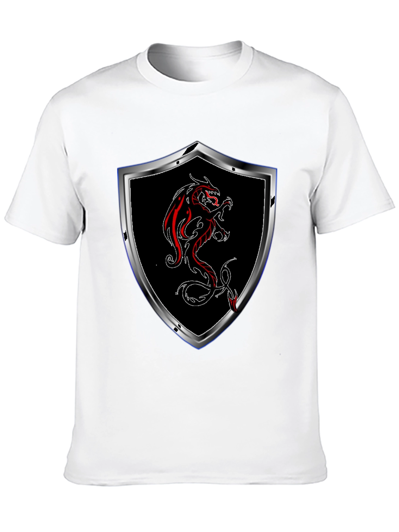 Dragon Crest T-Shirt - Black - 10