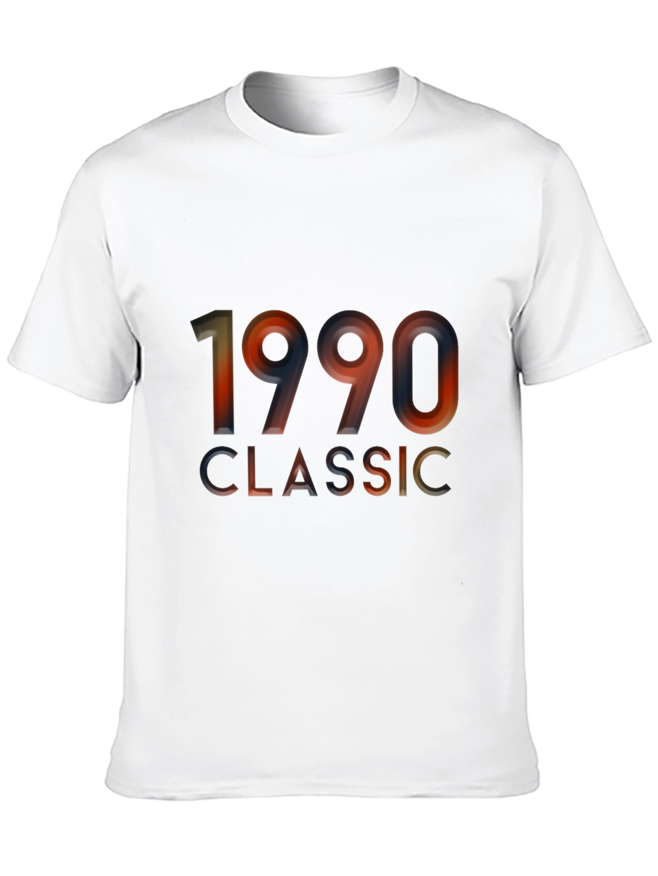 Black 1990 Classic Graphic Tee - Retro Birthday Shirt view 10