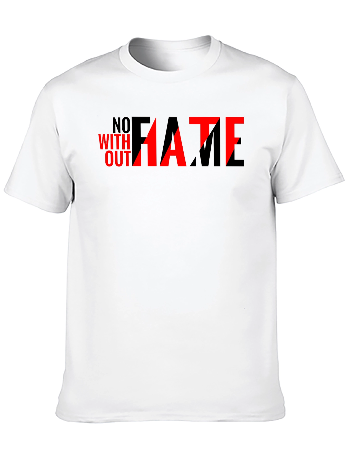 Black No Hate Without Fame Graphic Tee view 10