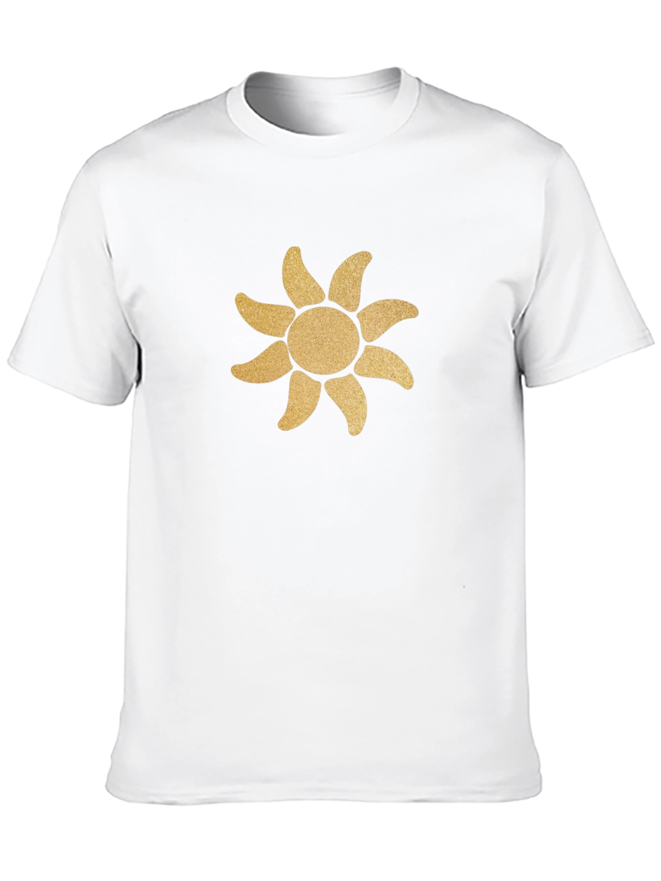Golden Sun Graphic Black T-Shirt - 10