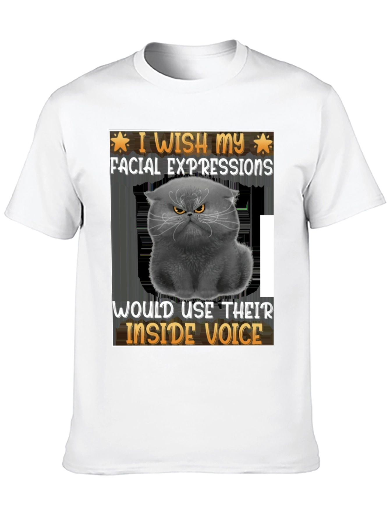 Black Grumpy Cat 'Inside Voice' Graphic Tee view 10