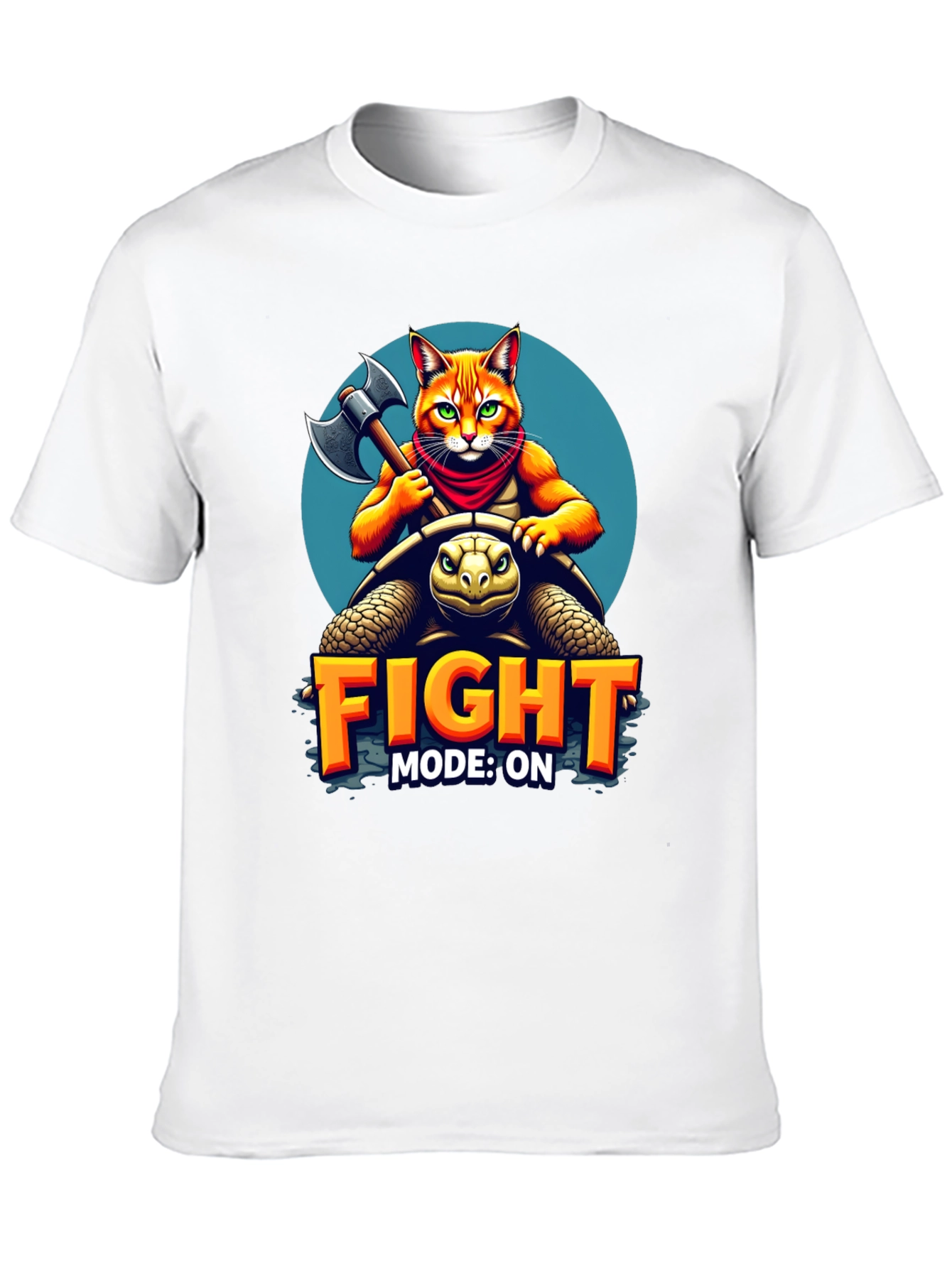 Black Fight Mode On T-Shirt view 10