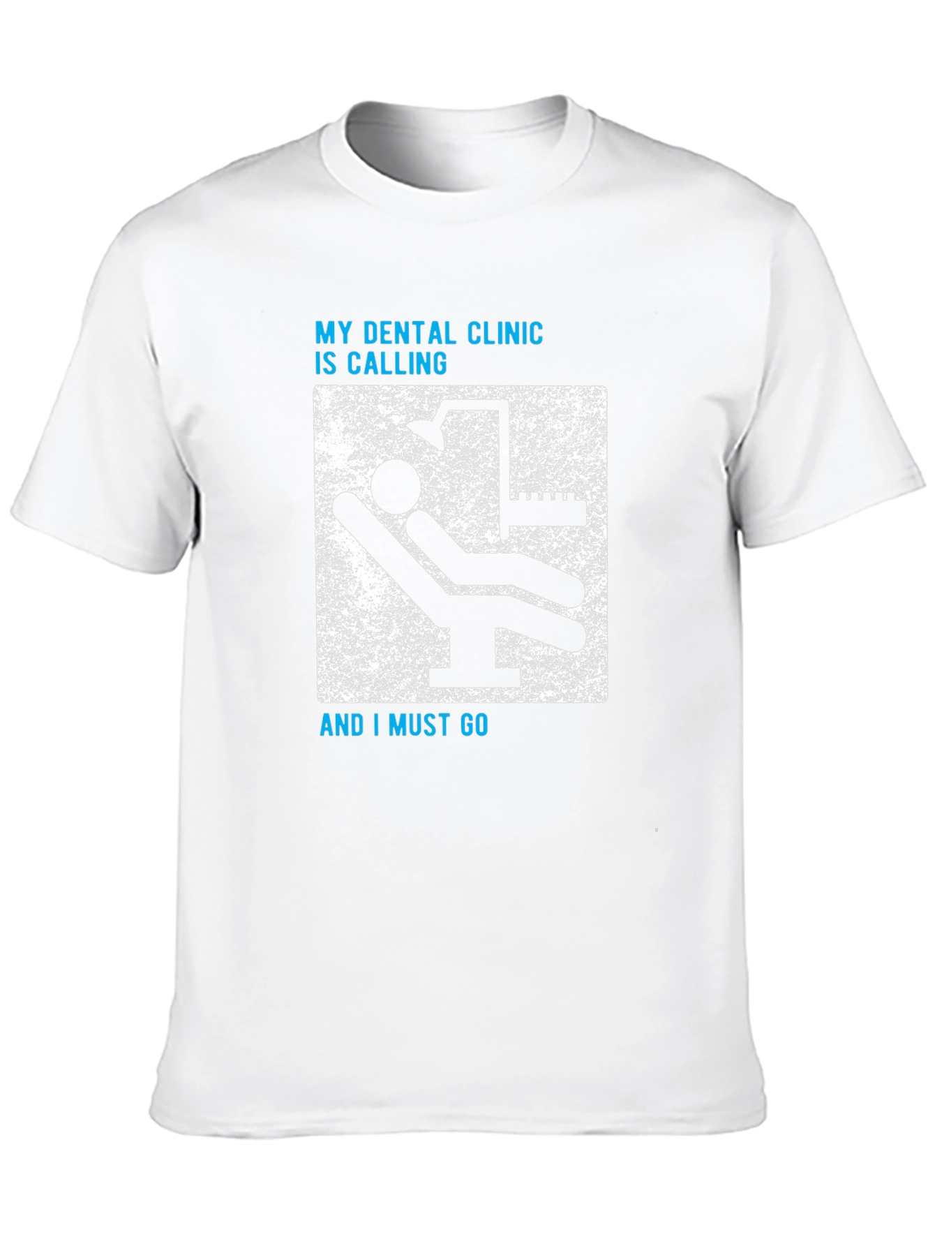Black Dental Clinic Calling Graphic T-Shirt view 10