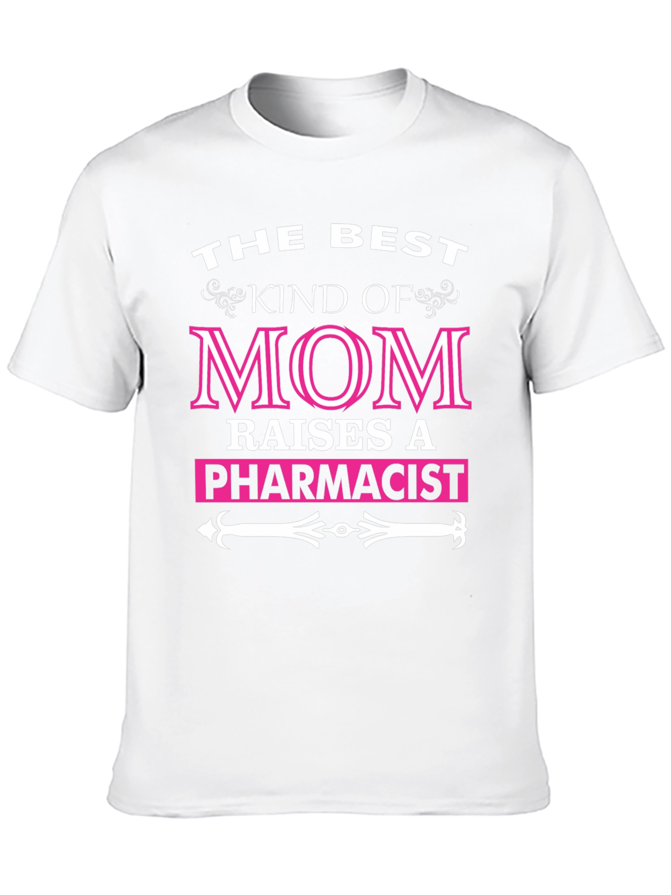 Black Best Mom Raises a Pharmacist T-Shirt view 10