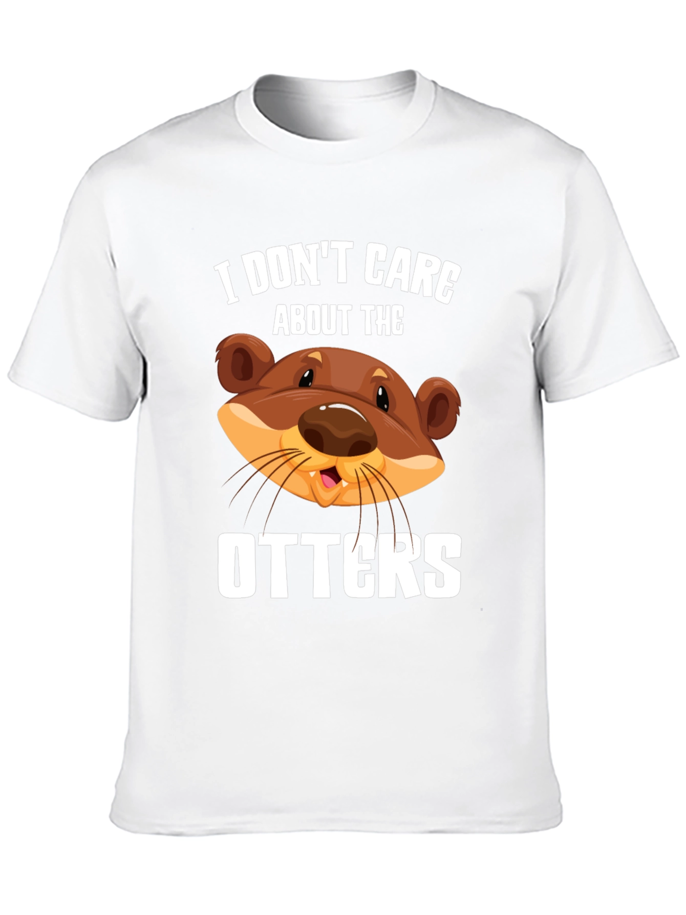 Black I Don't Care About The Otters Graphic Tee view 10