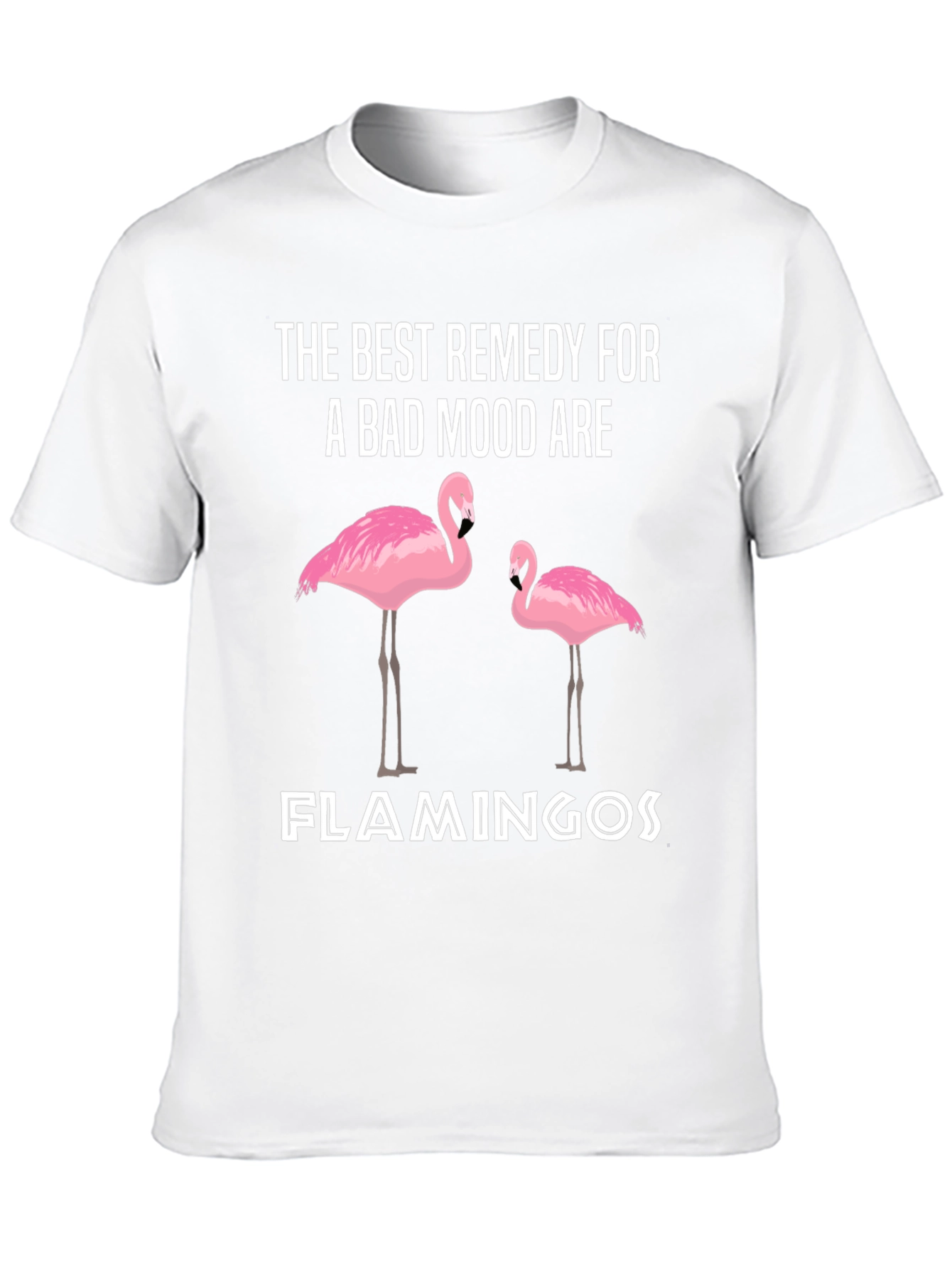 Black Funny Flamingo Remedy T-Shirt view 10