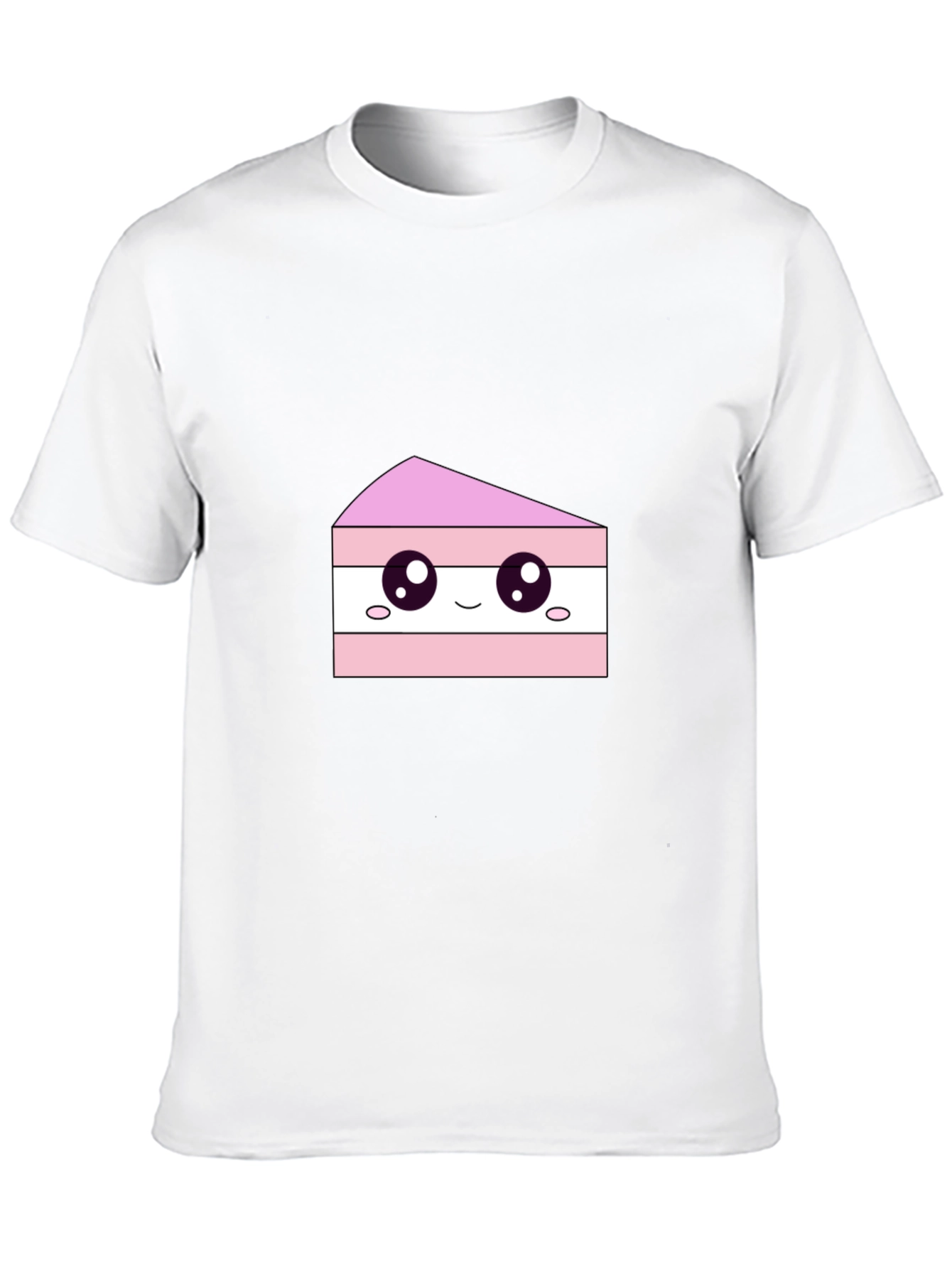 Black Cute Cake Slice Graphic Tee - Sweet Treat Shirt view 10