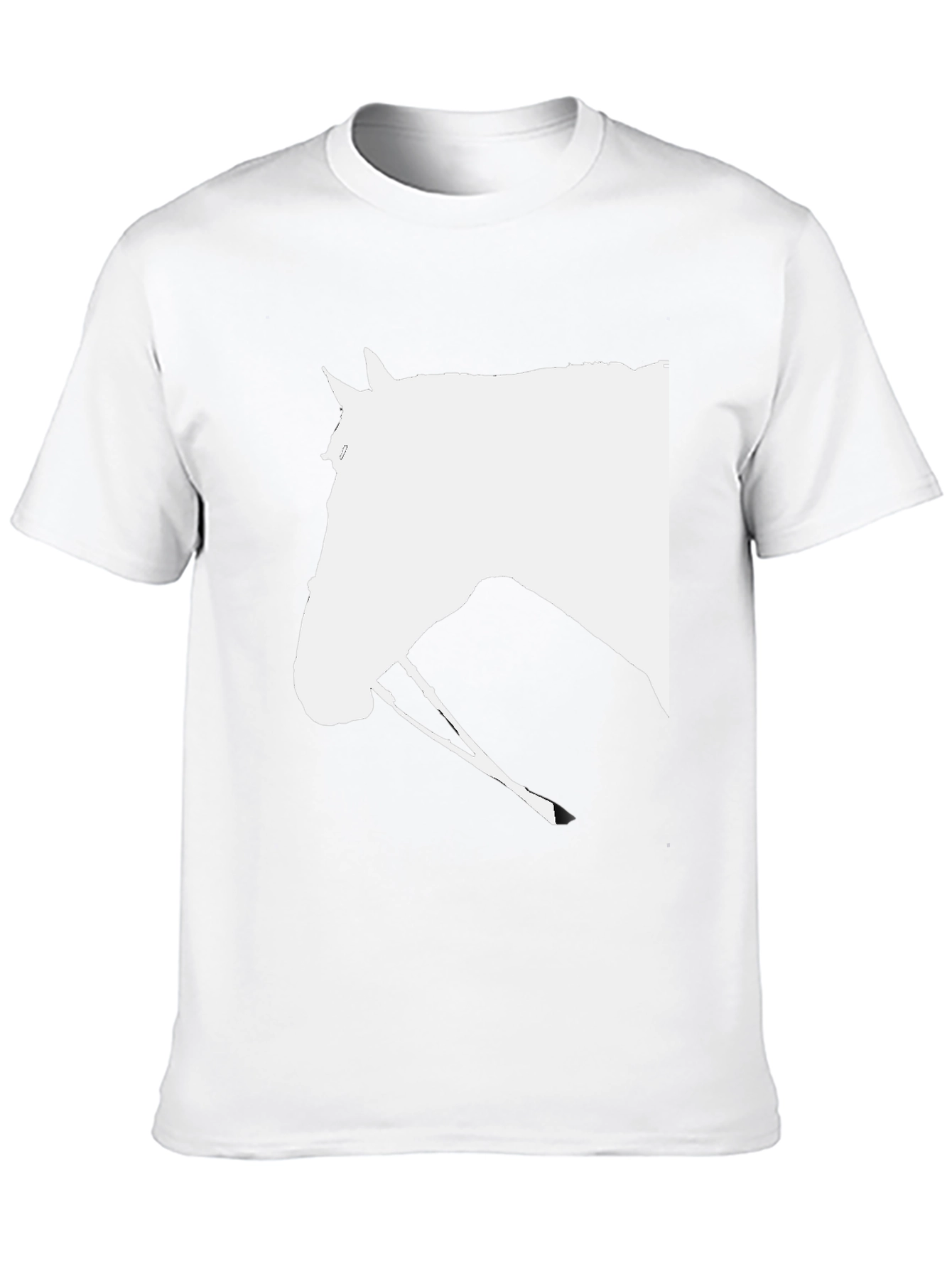Black Horse Head Graphic Tee - Equestrian Style view 10