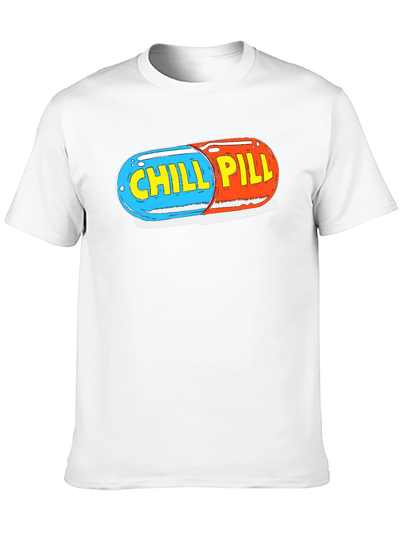 Black Chill Pill Graphic Tee - Relaxed Fit view 10