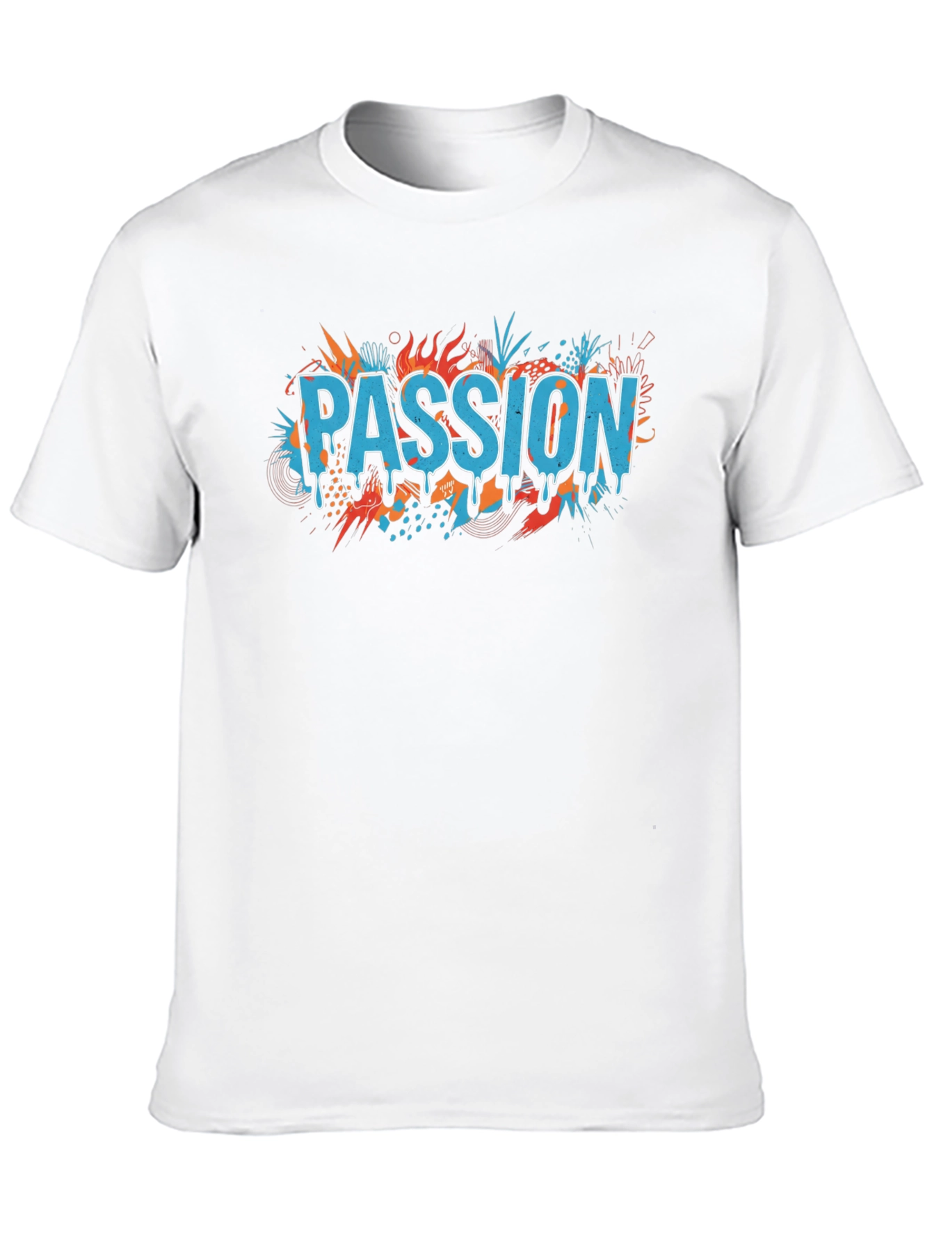 Black Passion Graphic T-Shirt - Trendy Design view 10