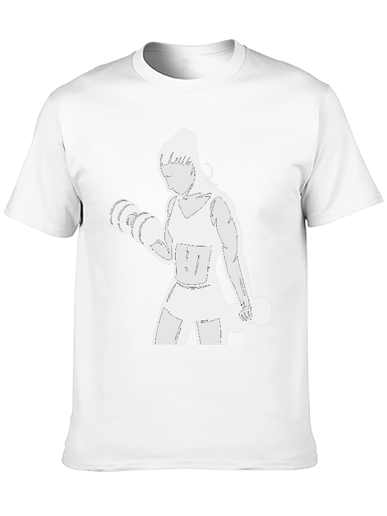 Black Workout Woman Graphic Tee view 10