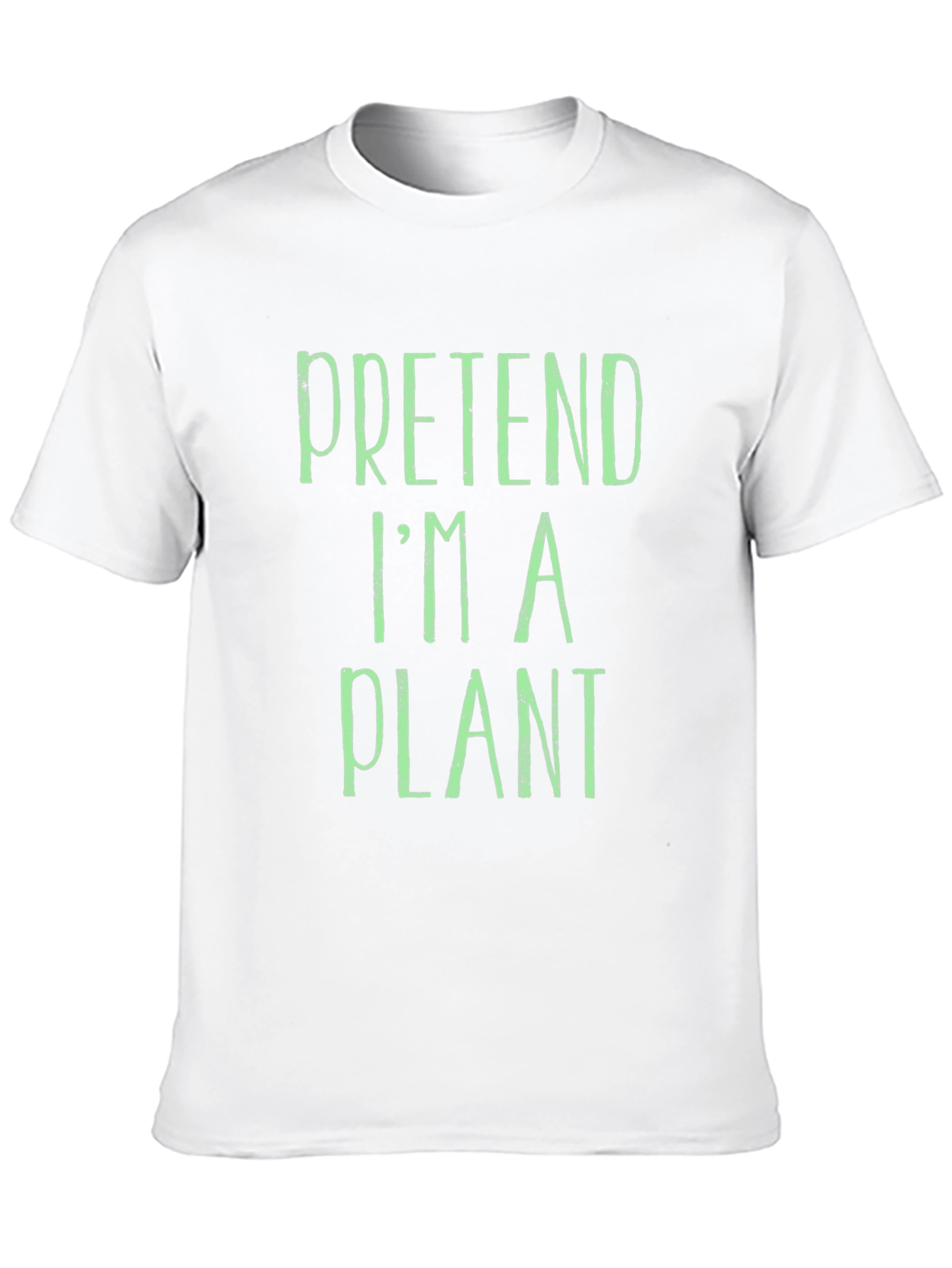 Black Pretend I'm A Plant T-Shirt - Funny Novelty Tee view 10