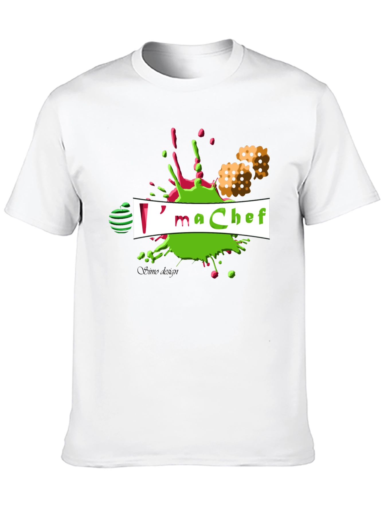 Black I'm a Chef T-Shirt, Unique Design view 10
