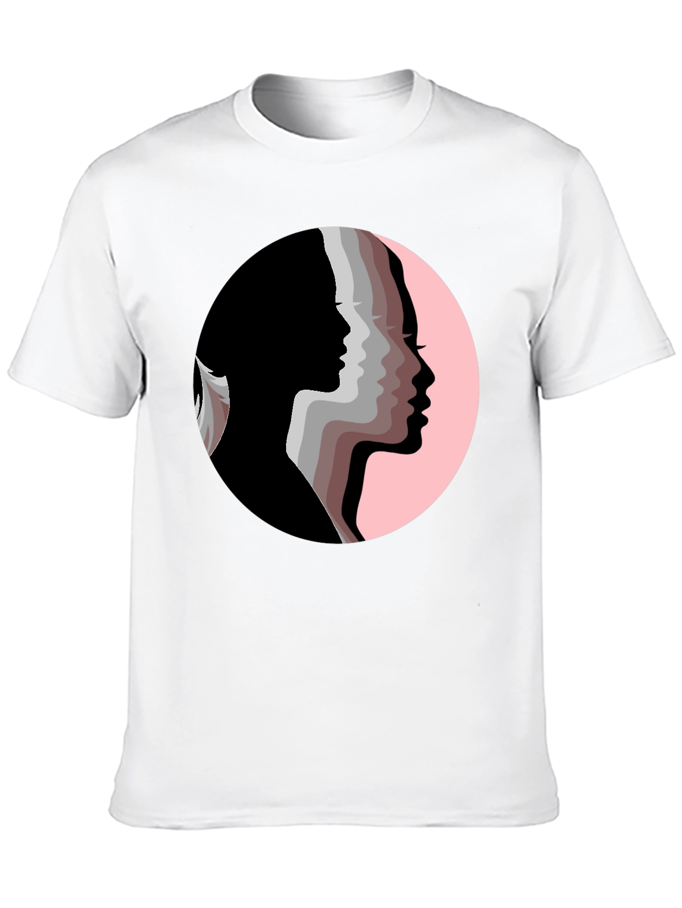 Women Silhouette T-Shirt - Black Graphic Tee - 10