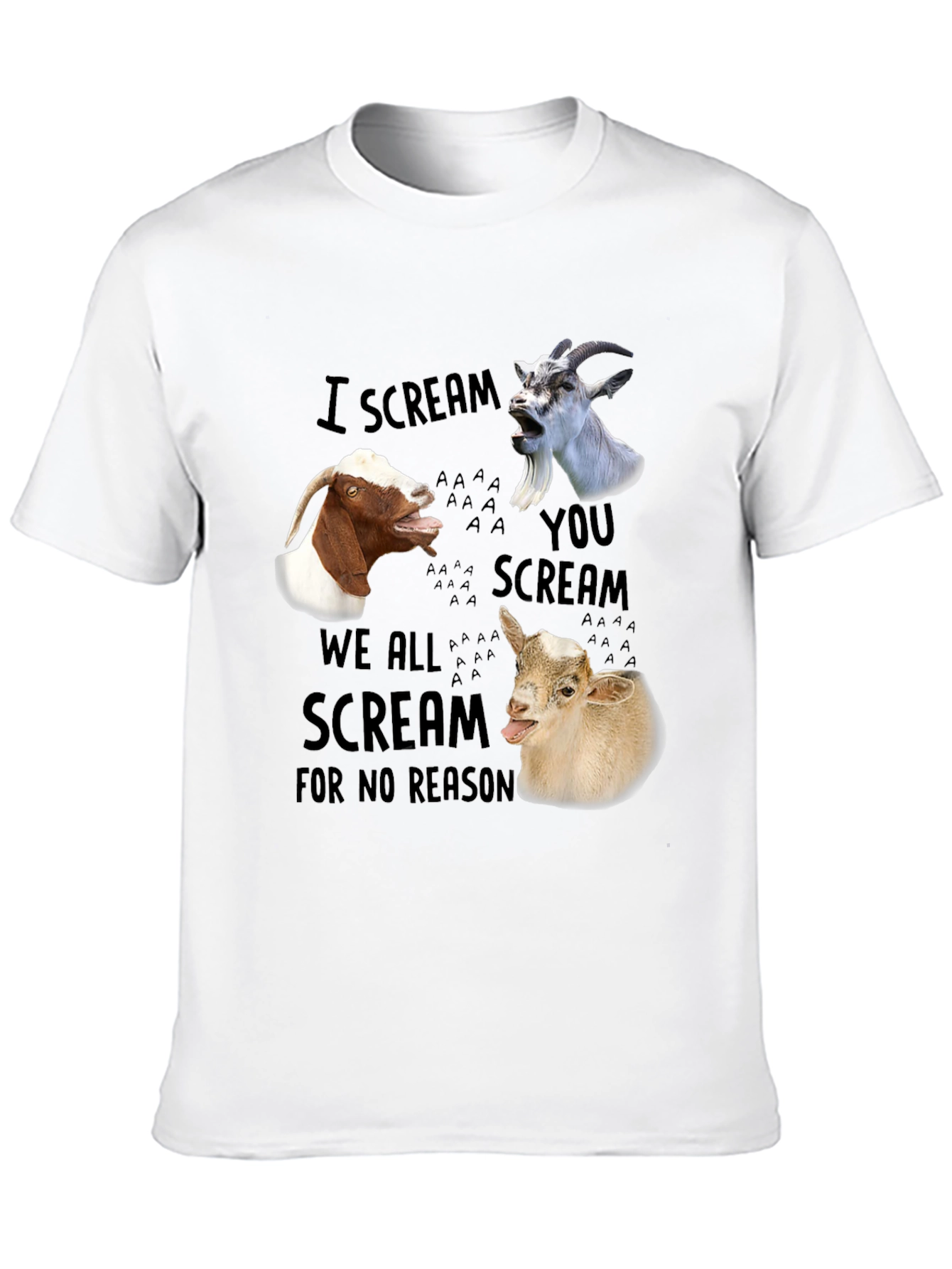 Black Goat Scream T-Shirt view 10