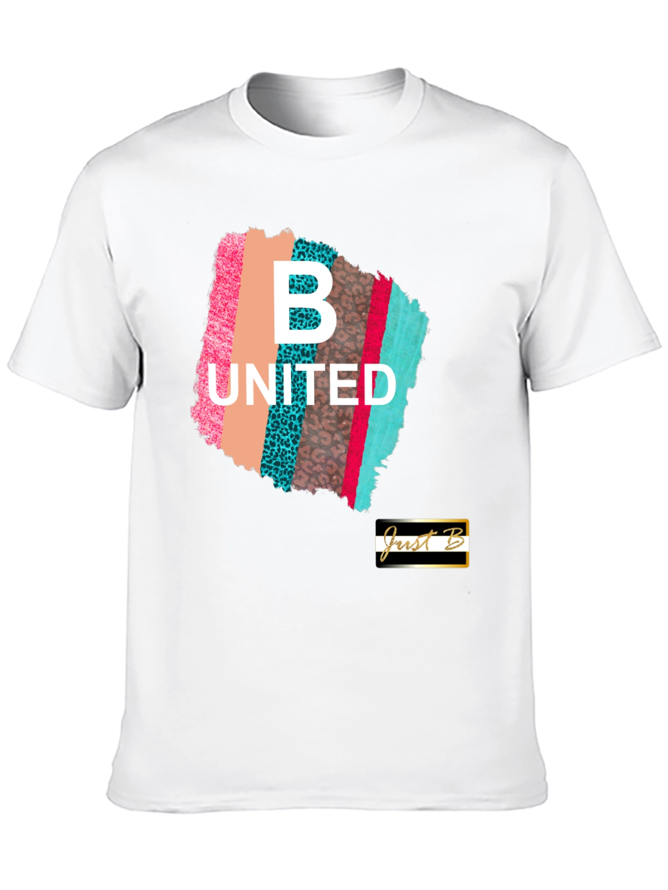 Black B United Graphic T-Shirt - Men's Short Sleeve Crew Neck view 10
