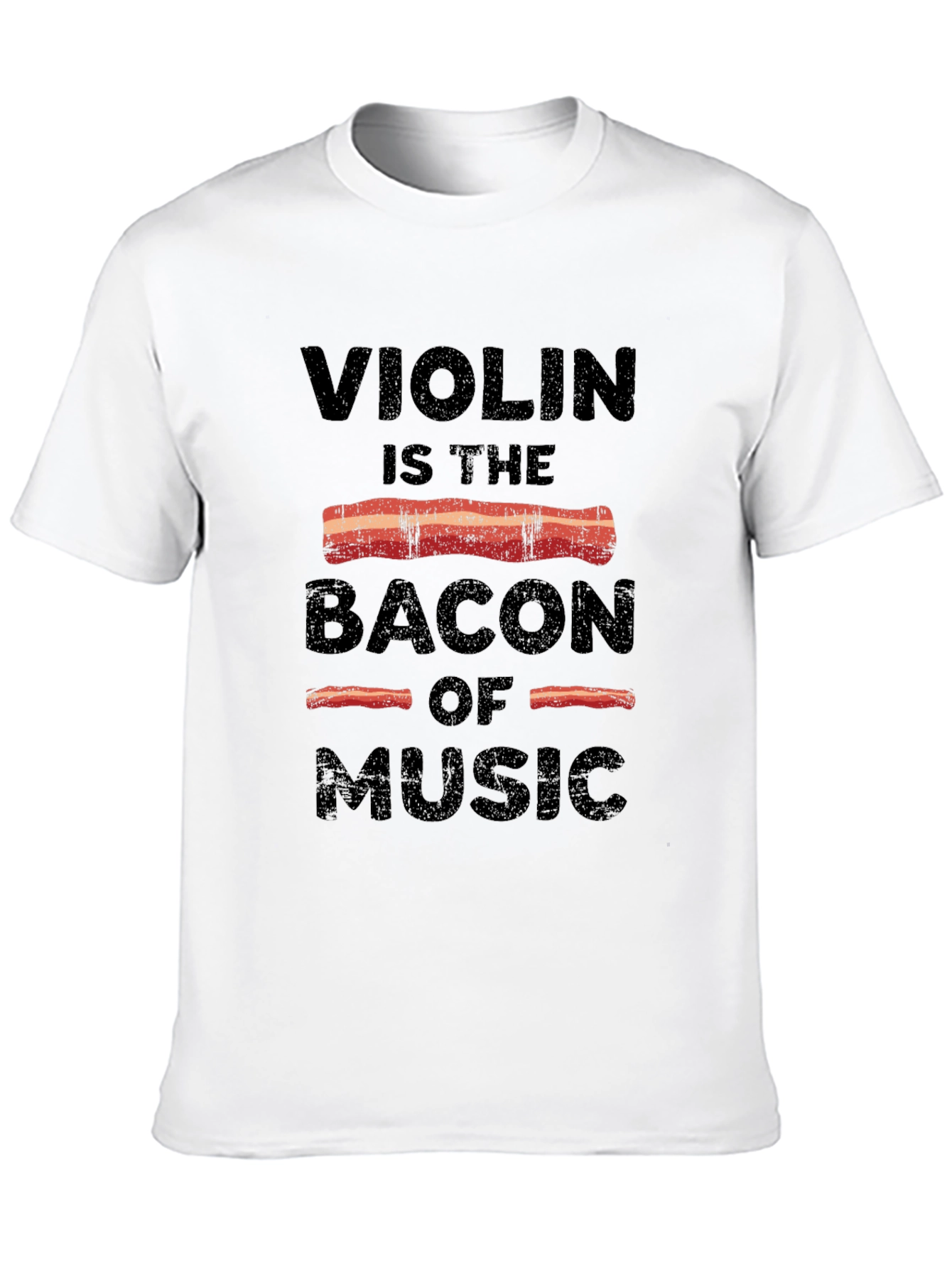 Black Violin is the Bacon of Music Black T-Shirt view 10