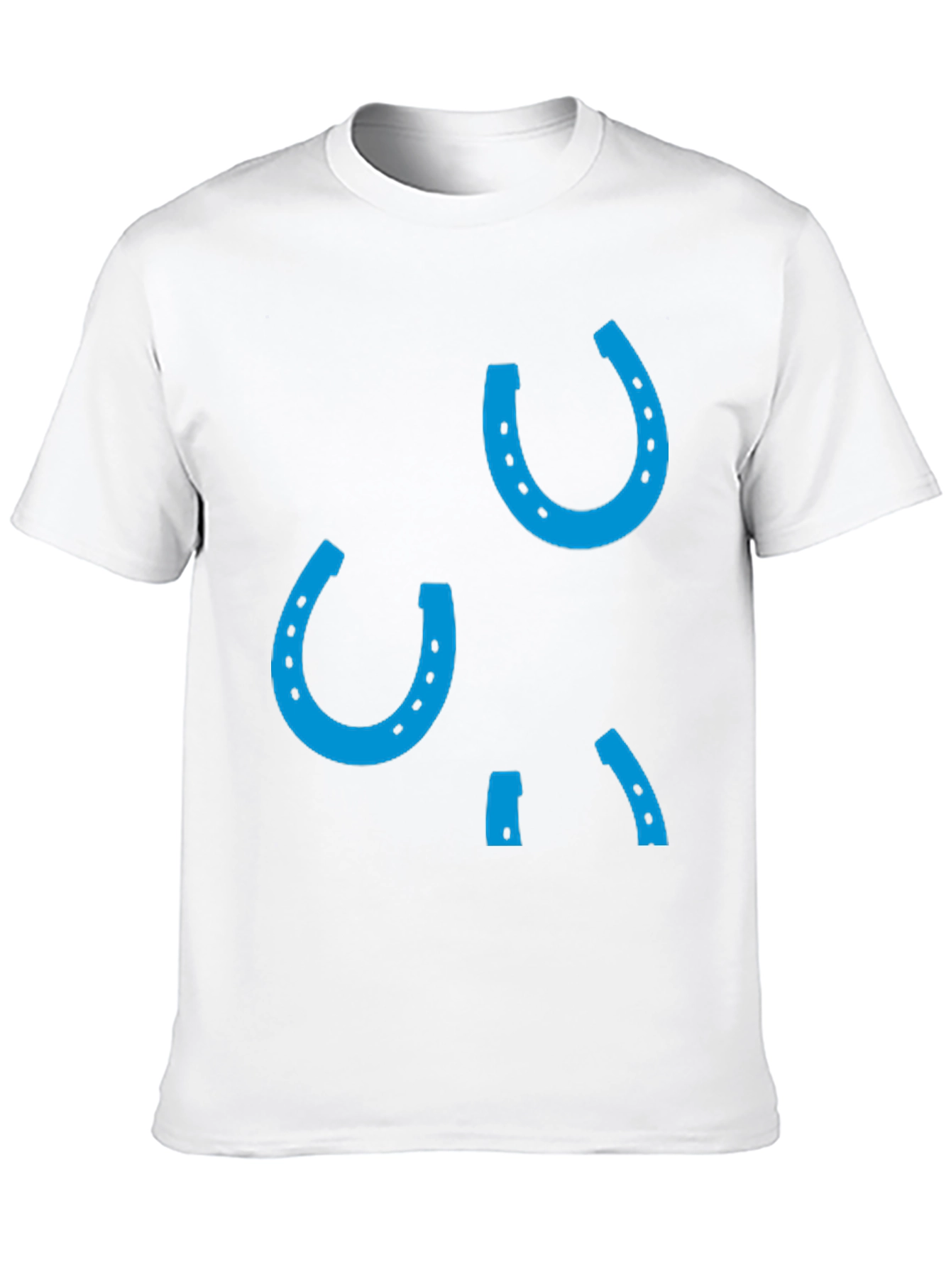 Black Lucky Horseshoe Graphic Tee - Black view 10