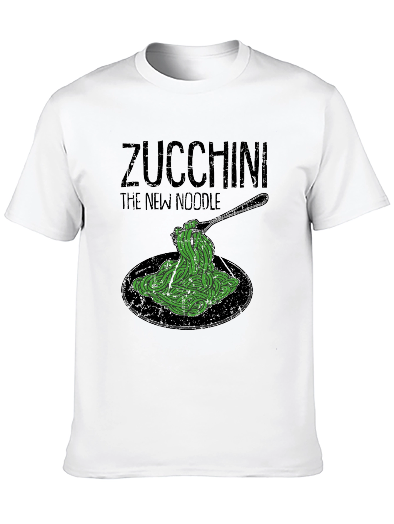 Zucchini The New Noodle Graphic Tee -  Healthy Eating Shirt - 10
