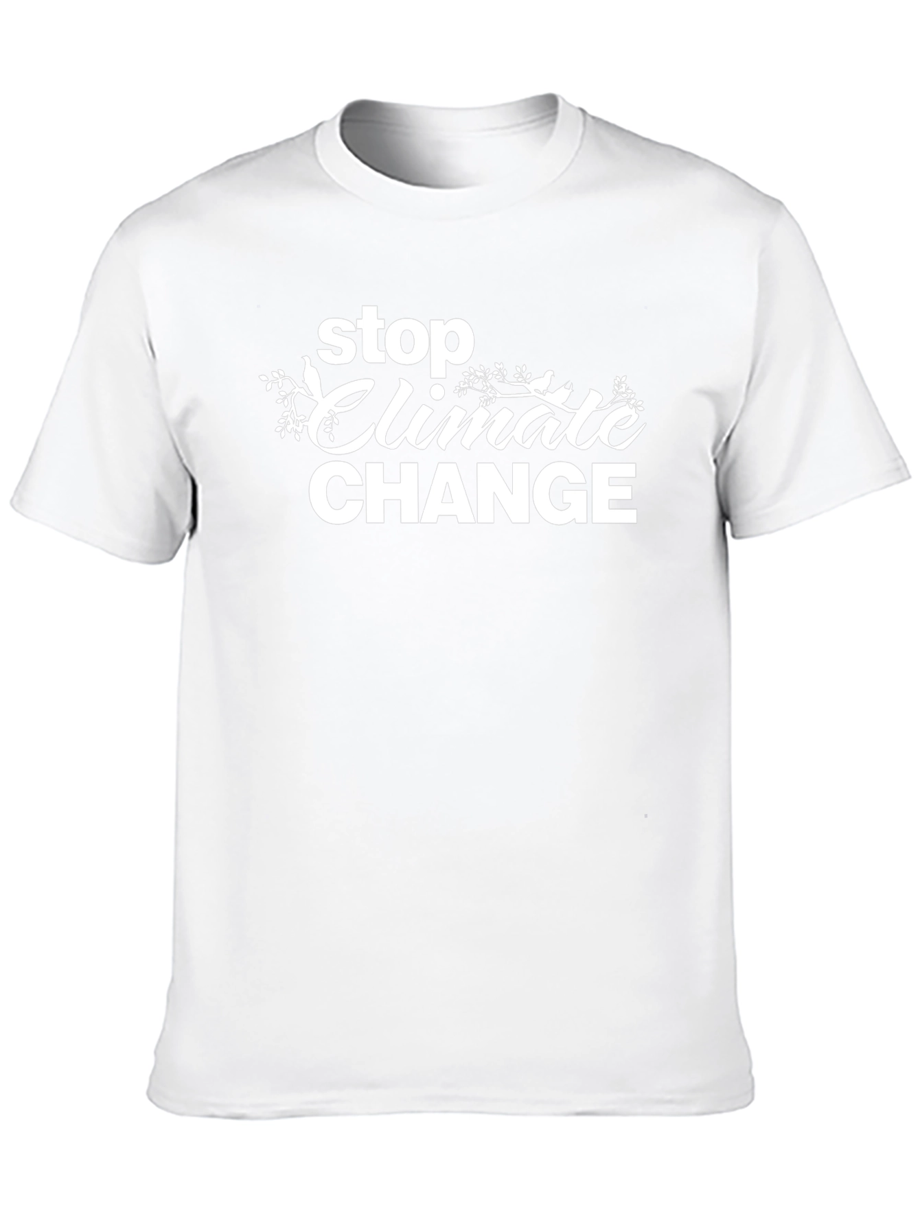 Stop Climate Change Graphic Tee - Eco-Friendly Statement - 10