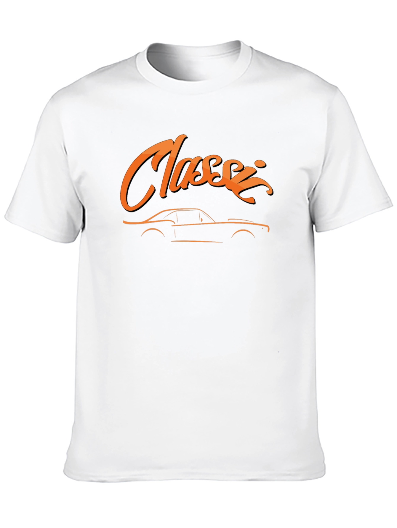 Black Classic Car T-Shirt - Retro Automotive Tee view 10