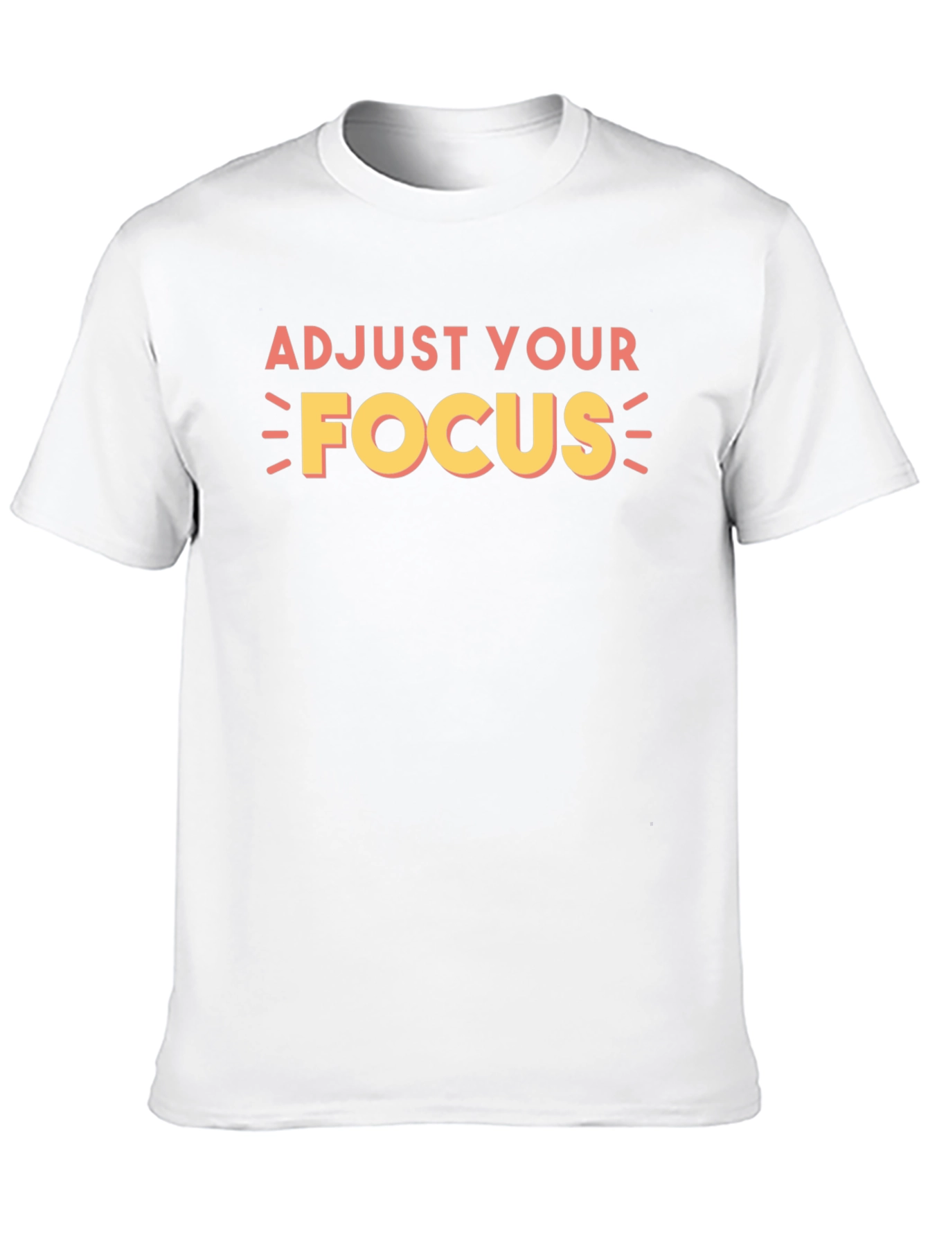 Black Adjust Your Focus Graphic T-Shirt - Black view 10