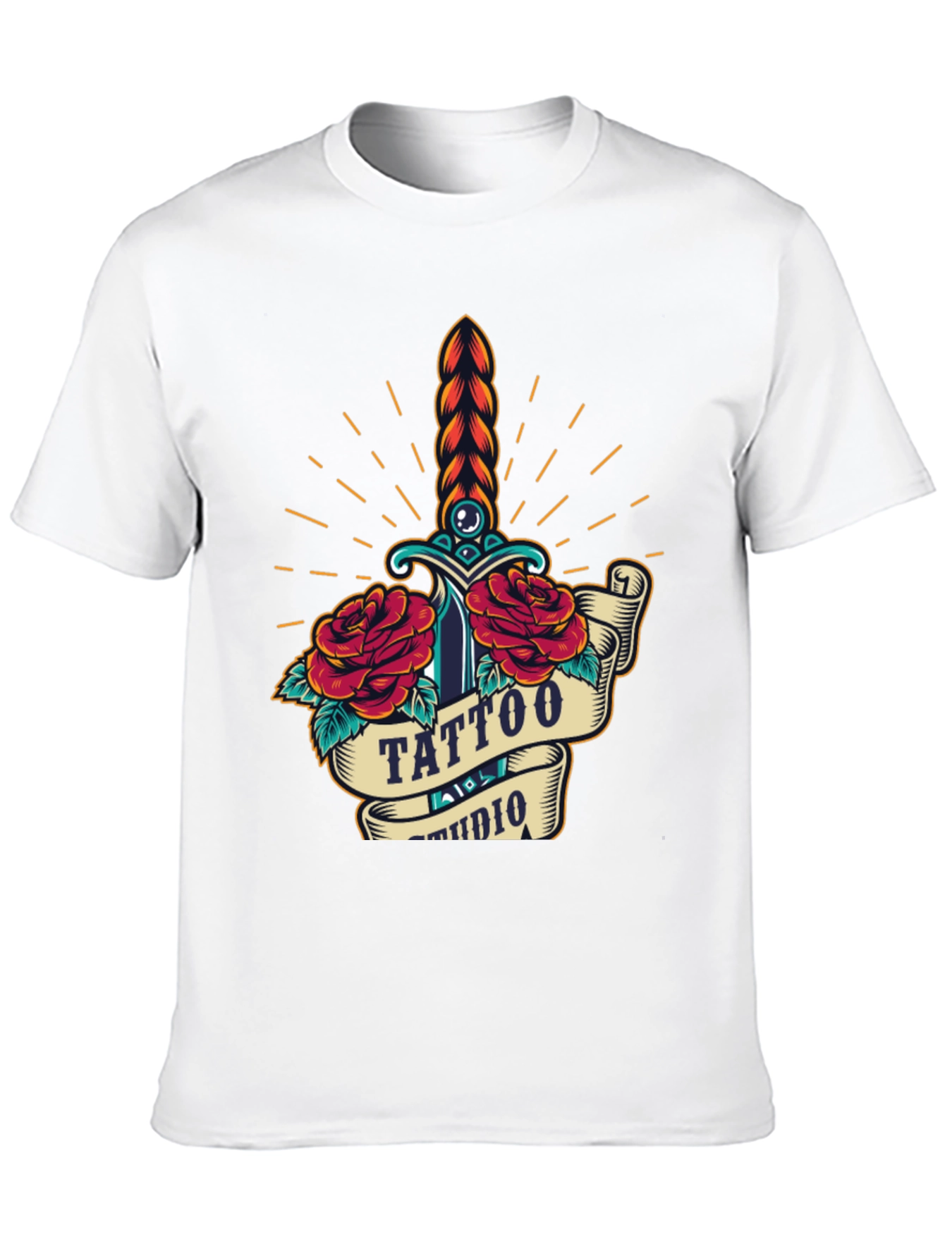 Tattoo Studio Graphic Tee - Unique Design, Casual Wear - 10