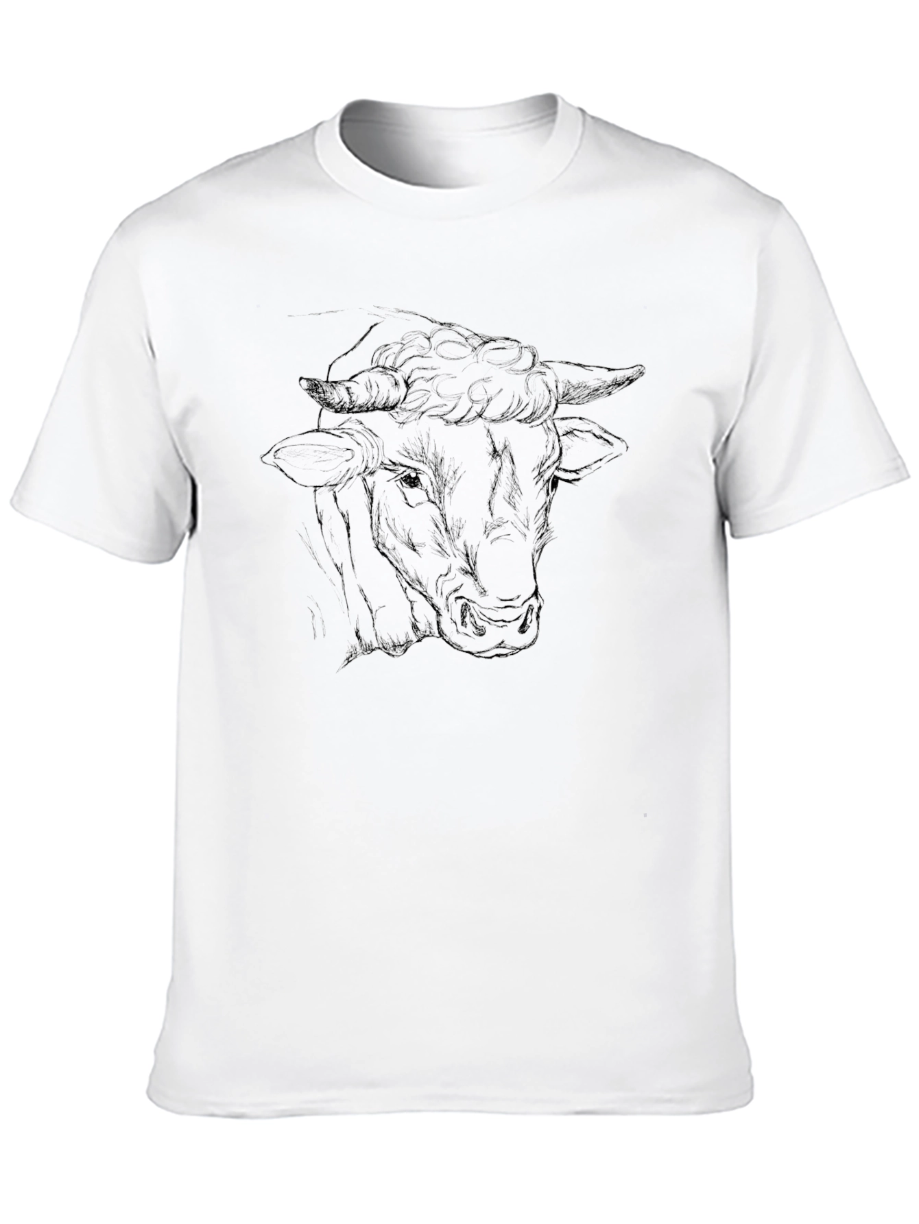Black Bull Graphic T-Shirt - Casual Black Tee view 10