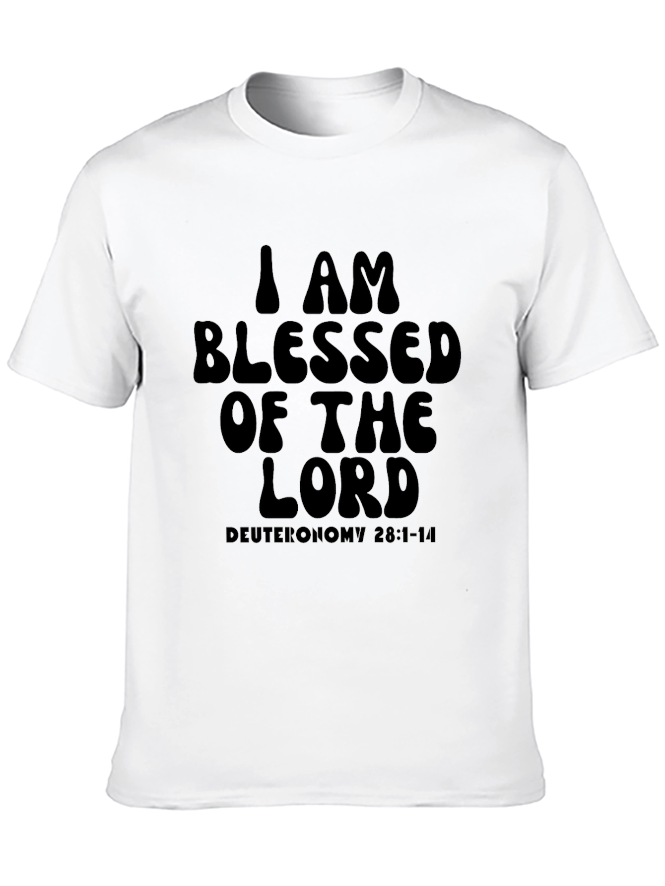 Black Blessed of The Lord Graphic Tee view 10