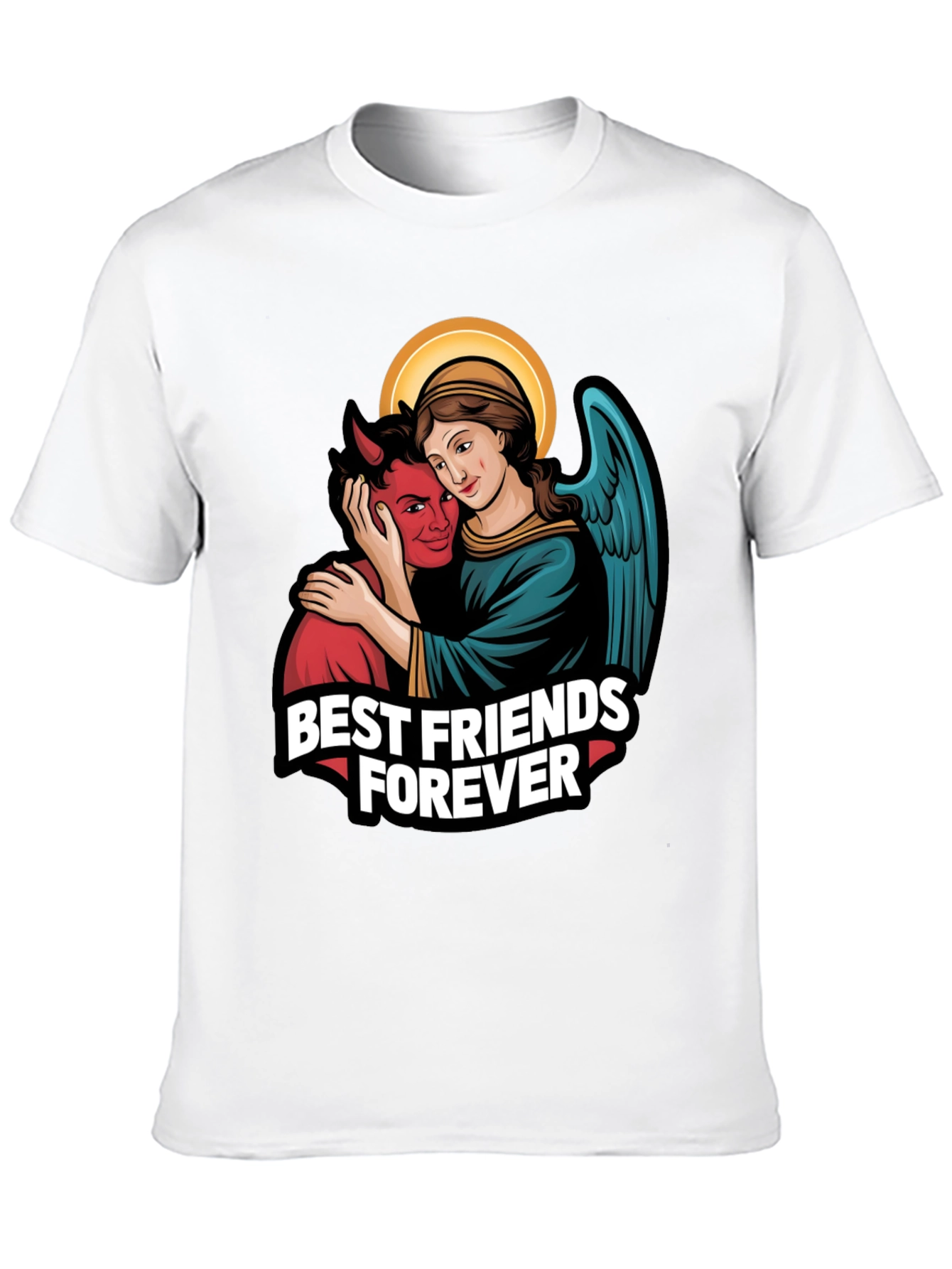 Black Best Friends Forever Graphic Tee view 10