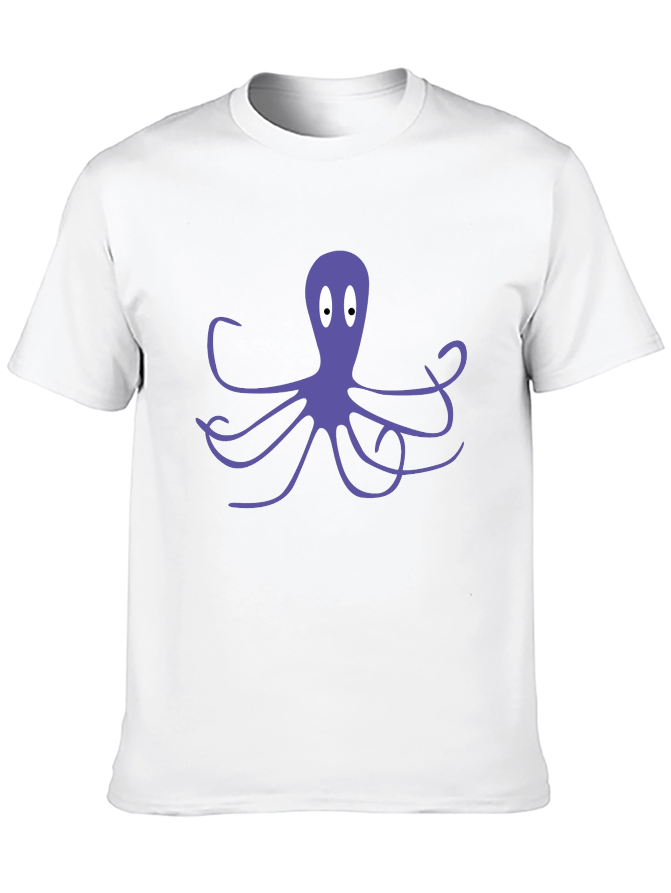Black Octopus Graphic Tee - Black Cotton Blend T-Shirt view 10