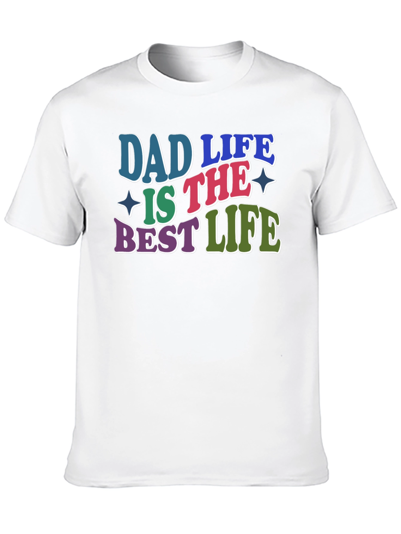 Black Dad Life T-Shirt - Best Life Tee view 10